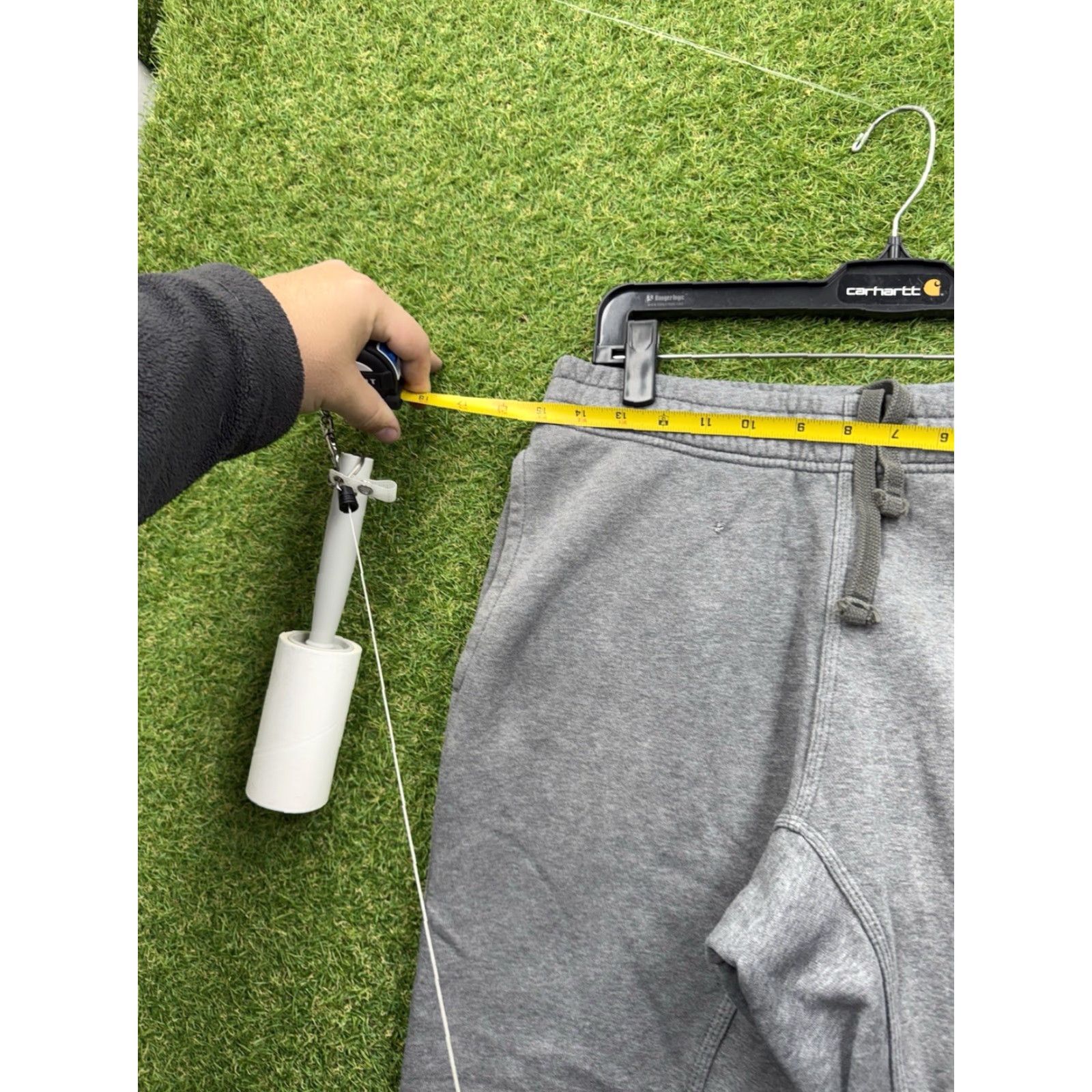 Nike Nike Sweatpants Mens Small Club Fleece Grey Straight Leg Comfort Lounge Y2K 90s Size US 29 - 3 Thumbnail