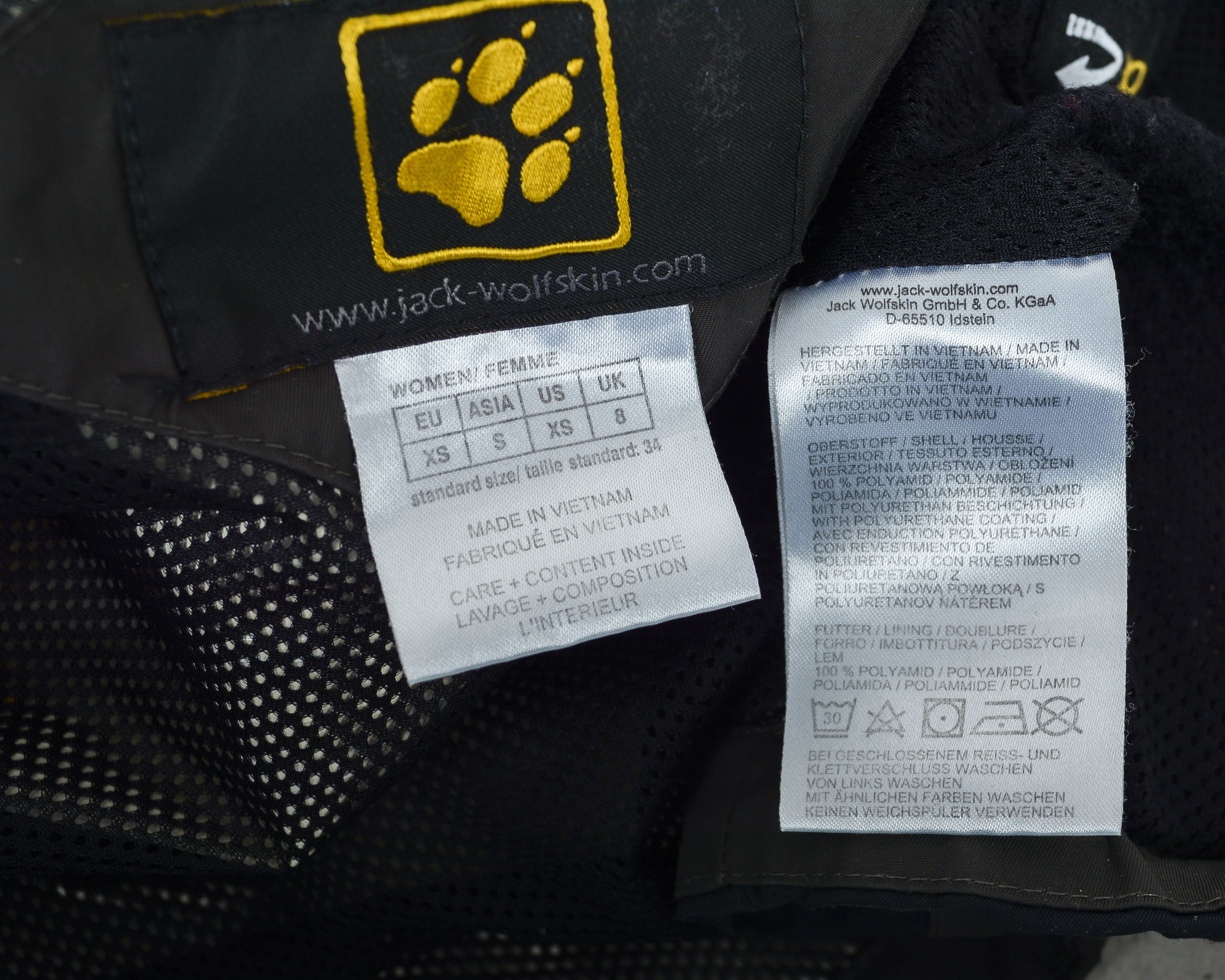 Jack Wolfskin Texapore Full Zip Up Jacket Coat Windbreaker Windstopper Size XS / US 0-2 / IT 36-38 - 8 Thumbnail