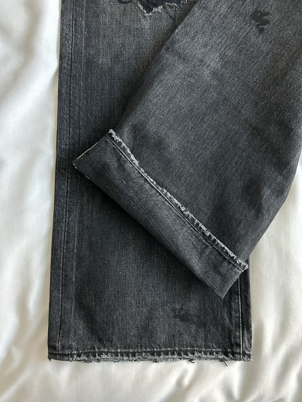 HIDDEN Hidden NY Baggy Denim Jeans Distressed Selvedge Japan Size US 32 / EU 48 - 5 Thumbnail