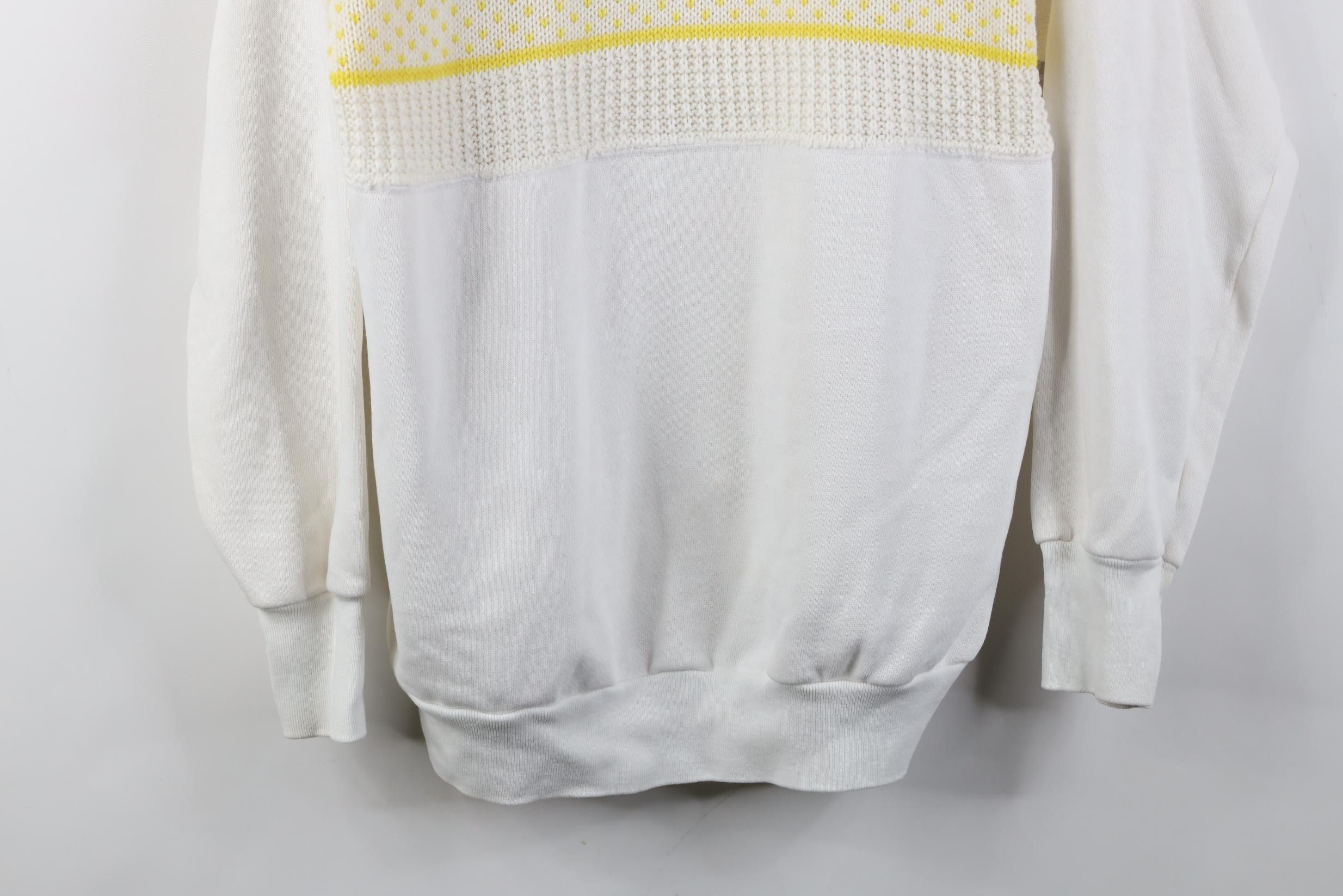 Vintage Vintage 90s Streetwear Butterfly Flower Collared Sweatshirt Size M / US 6-8 / IT 42-44 - 3 Thumbnail