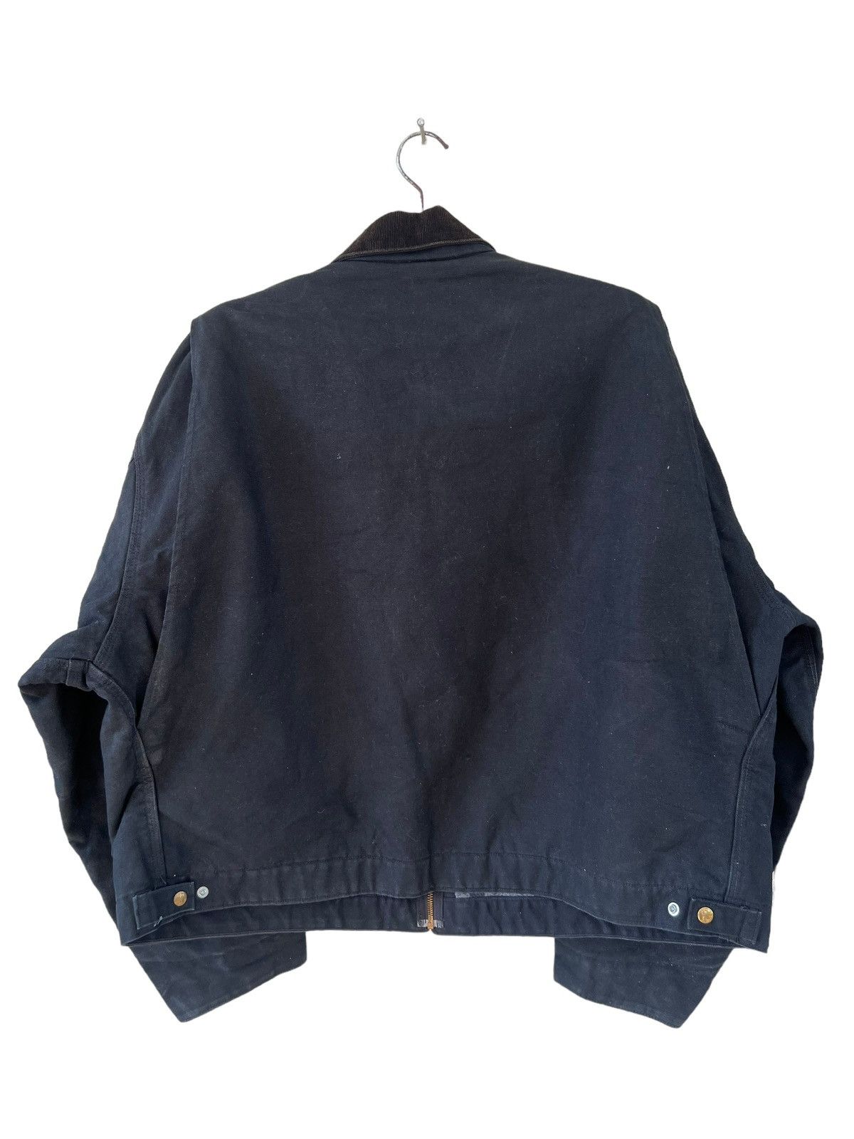 Carhartt Vintage 90s Carhartt Detroit Dusty Black Denim Jacket XXL Size US XXL / EU 58 / 5 - 15 Thumbnail