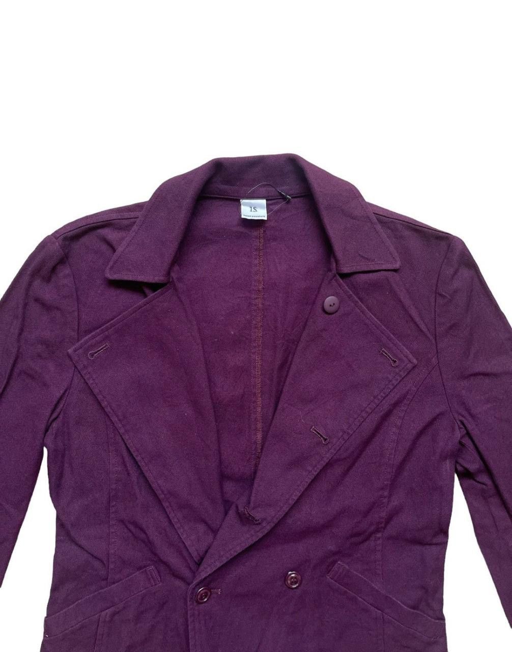Issey Miyake Issey Miyake By Sunao Kuwahara Purple Blazers Size 38S - 3 Thumbnail