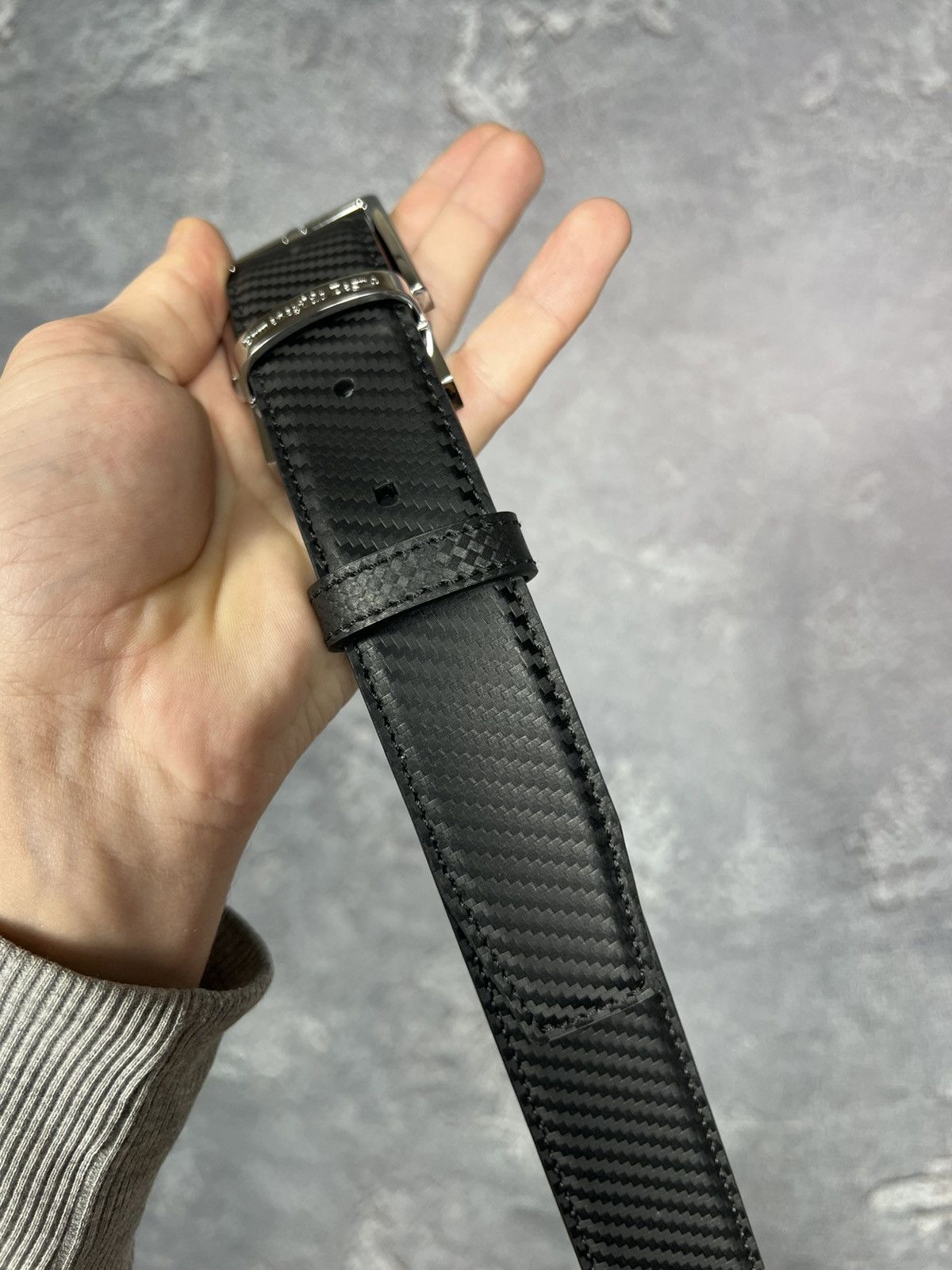 Ermenegildo Zegna Ermenegildo Zegna Leather Belt With Logo One Size Size ONE SIZE - 9 Thumbnail