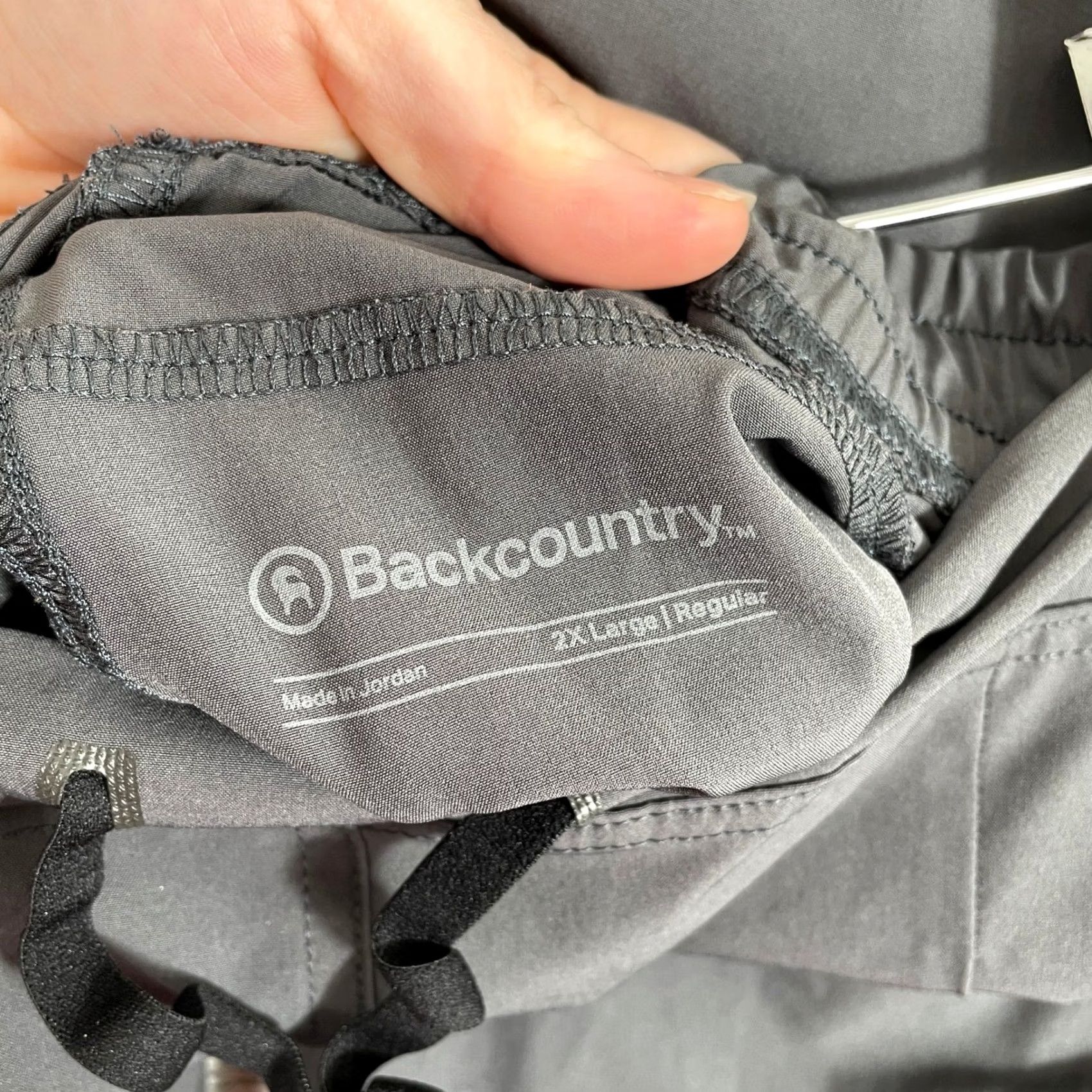 Vintage Backcountry Womens 2XL Gray Stretch Hiking Activewear Jogger Pants Pockets Elastic Waist Tapered Inseam 29" Casual Travel Size 26" / US 2 / IT 38 - 5 Thumbnail
