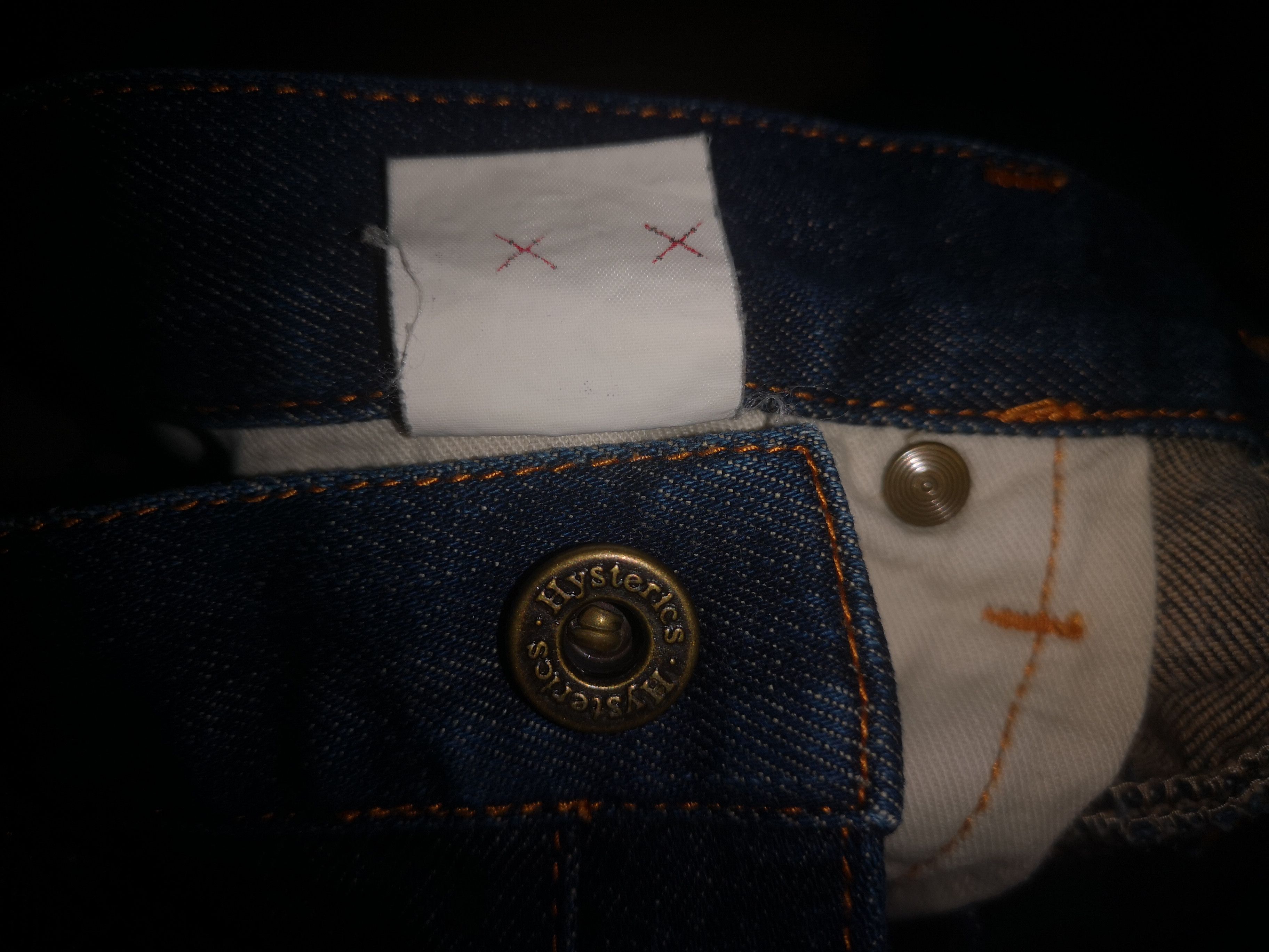 Hysteric Glamour × Japanese Brand OG Vintage Skinny Jeans Hysteric Glamour HG Japan Hysterics Size 31" - 6 Thumbnail