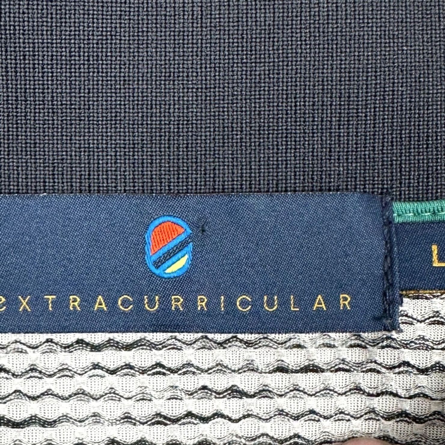 Vintage Extracurricular Polo Shirt Men L Gray White Golf Rugby Honeycomb Stretch EUC Size US L / EU 52-54 / 3 - 4 Thumbnail