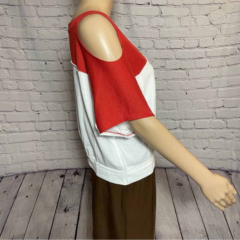 Free People NWT New Free People Colorblock Field Goal Crop T-Shirt Size Size M / US 6-8 / IT 42-44 - 5 Thumbnail