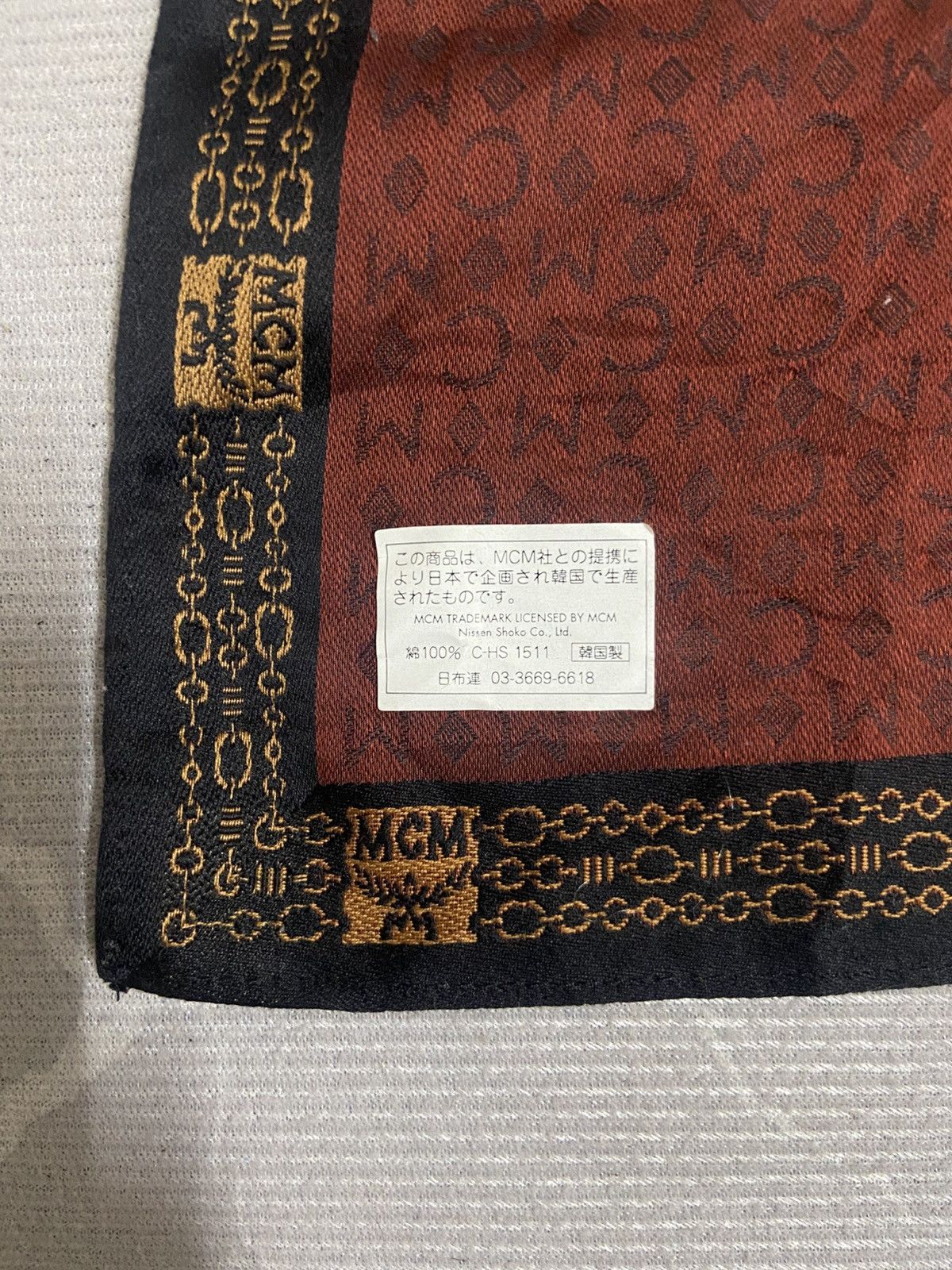 MCM MCM handkerchief / bandana / pocketsquare Size ONE SIZE - 4 Thumbnail