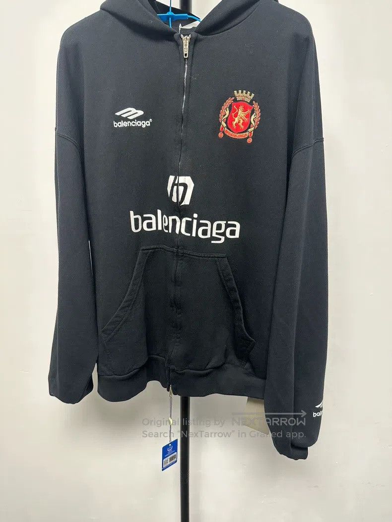 Balenciaga Balenciaga Letter Hoodie Zip-Up Long Sleeve Size US XS / EU 42 / 0 - 1 Thumbnail