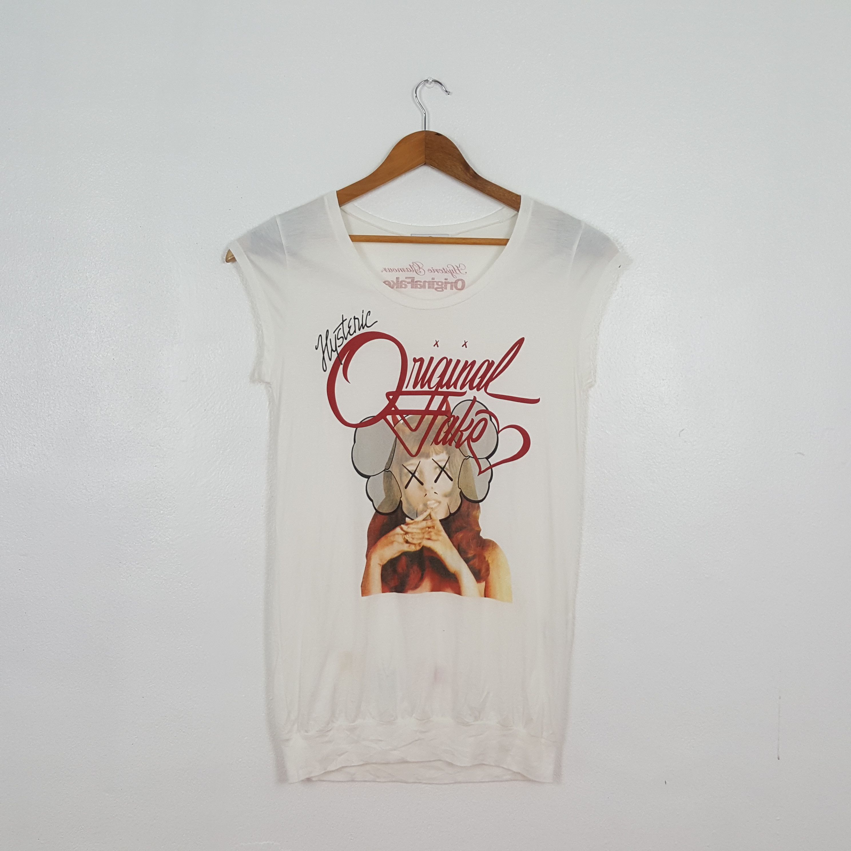 Hysteric Glamour Vintage Hysteric Glamour x Original Fake Brand Tees C312N64 Size S / US 4 / IT 40 - 1 Thumbnail