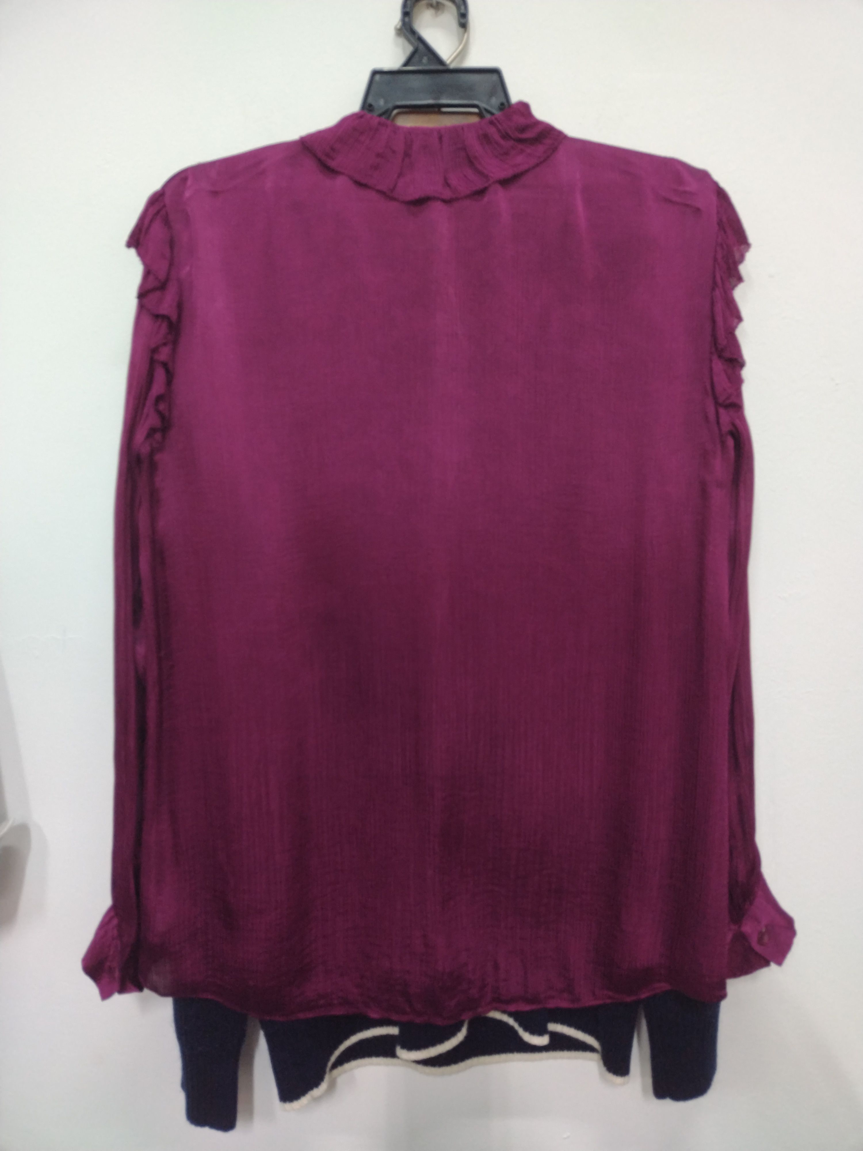 Designer × Massimo Dutti Nice design Mossimo Dutti Viscose Rayon Shirt Size S / US 4 / IT 40 - 3 Thumbnail