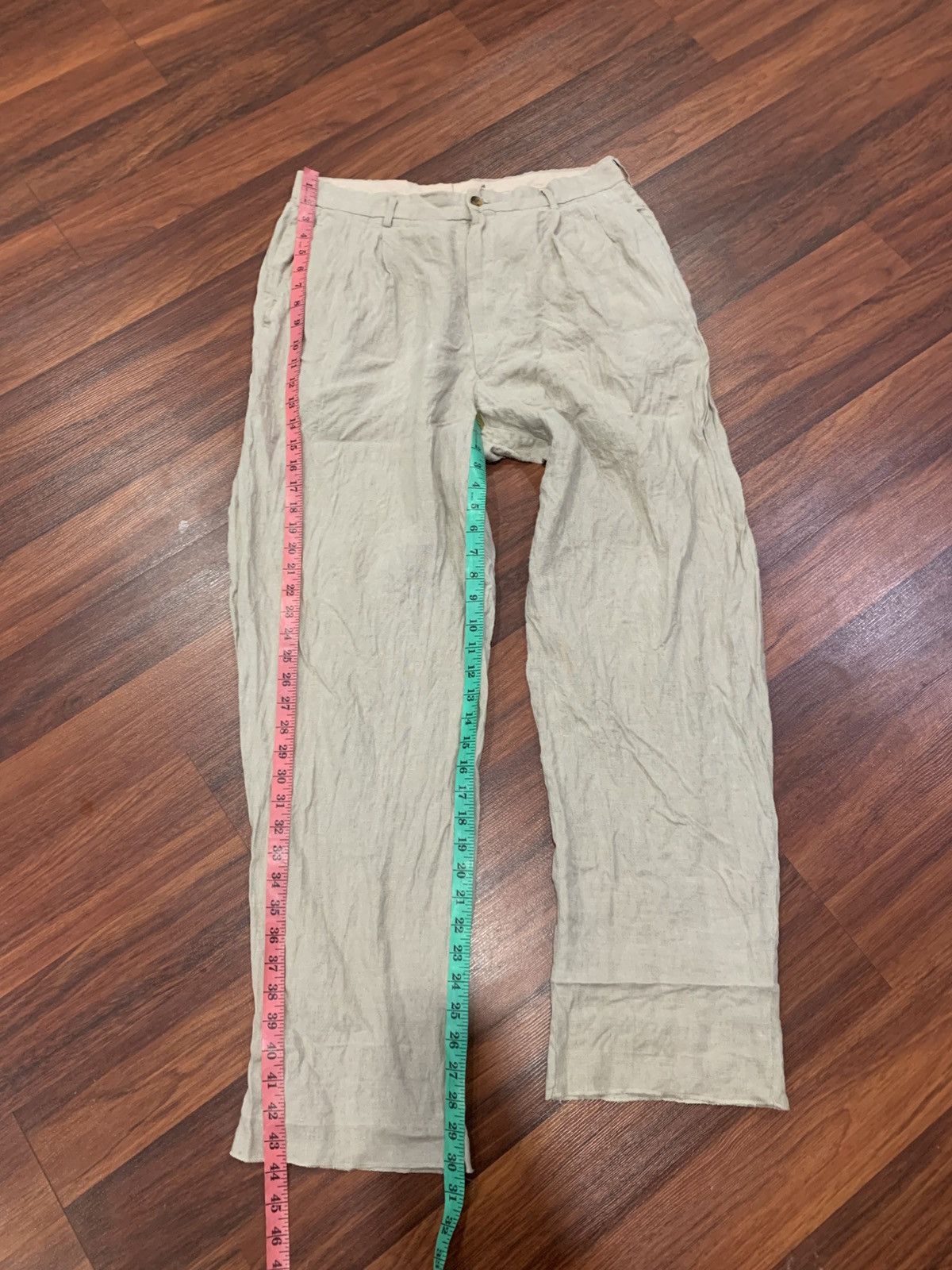 Comme des Garcons Vintage Comme des Garcons Homme Plus Linen Pants Size US 34 / EU 50 - 4 Thumbnail