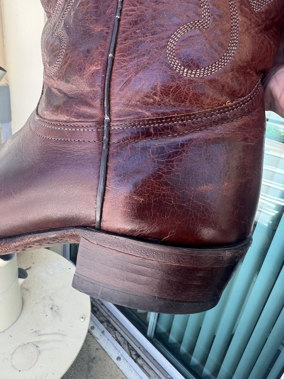 Vintage Great Western Boot Co Leather Cowboy Boots Size US 11 / EU 44 - 4 Thumbnail