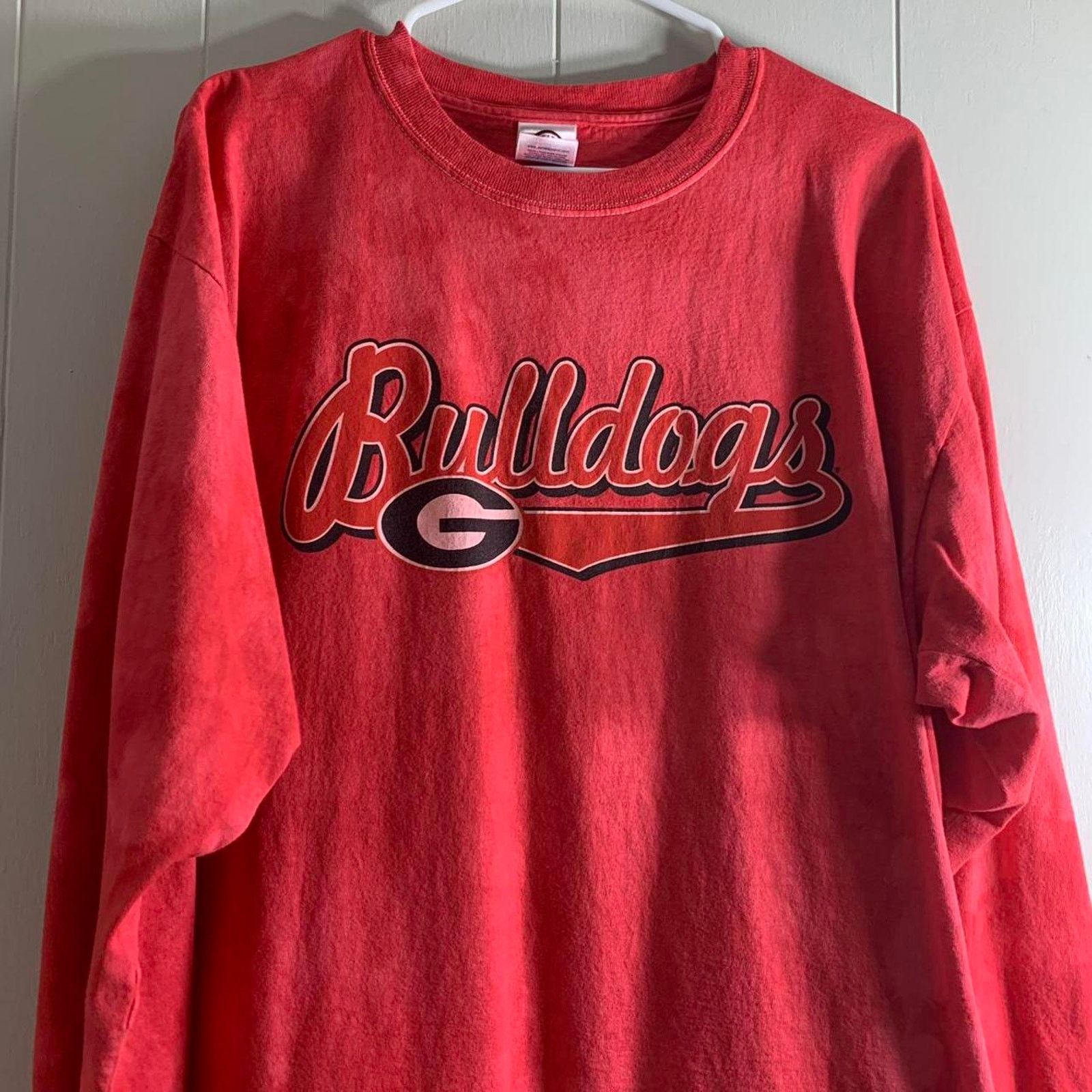 Delta vintage Y2K 2002 NCAA GEORGIA BULLDOGS long sleeve tee shirt Size US XL / EU 56 / 4 - 3 Thumbnail