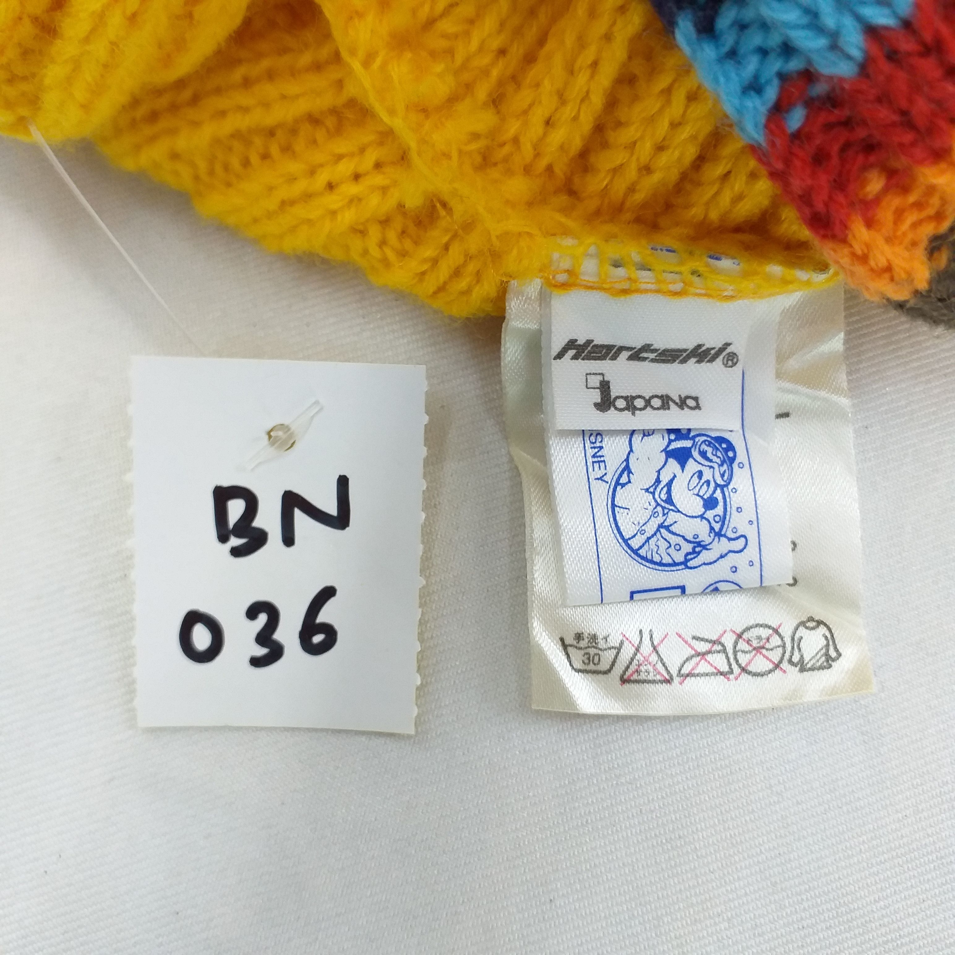 Japanese Brand Colourful Stripe Snow Cap Hat Baanie -BN036 Size ONE SIZE - 4 Thumbnail