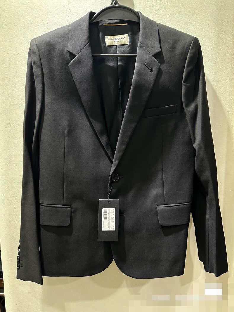 Saint Laurent Paris Saint Laurent Women's Black Wool Suit