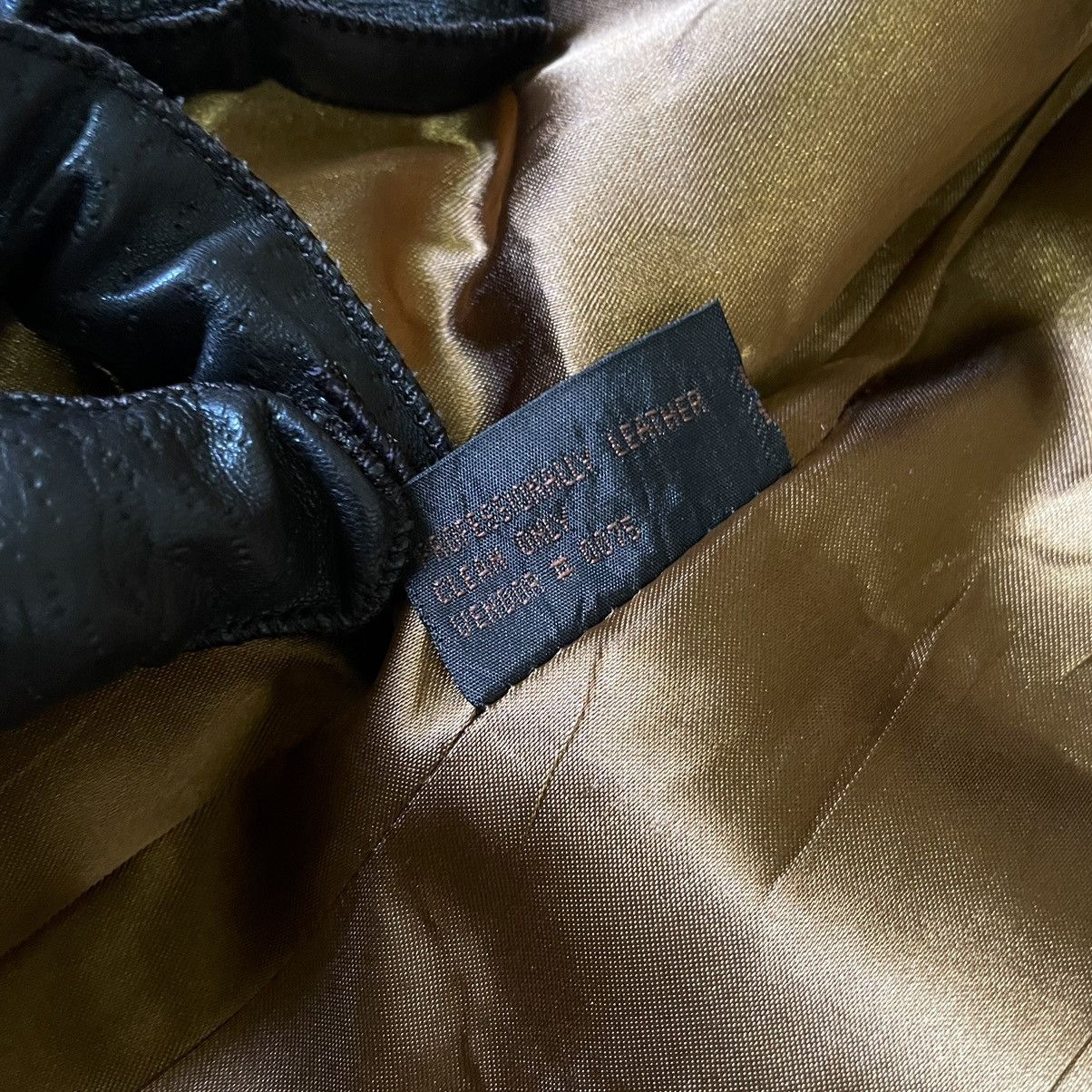 Hysteric Glamour Vintage 1980s Guess Archive Brown Leather Belted Jacket XS Size US XS / EU 42 / 0 - 18 Thumbnail