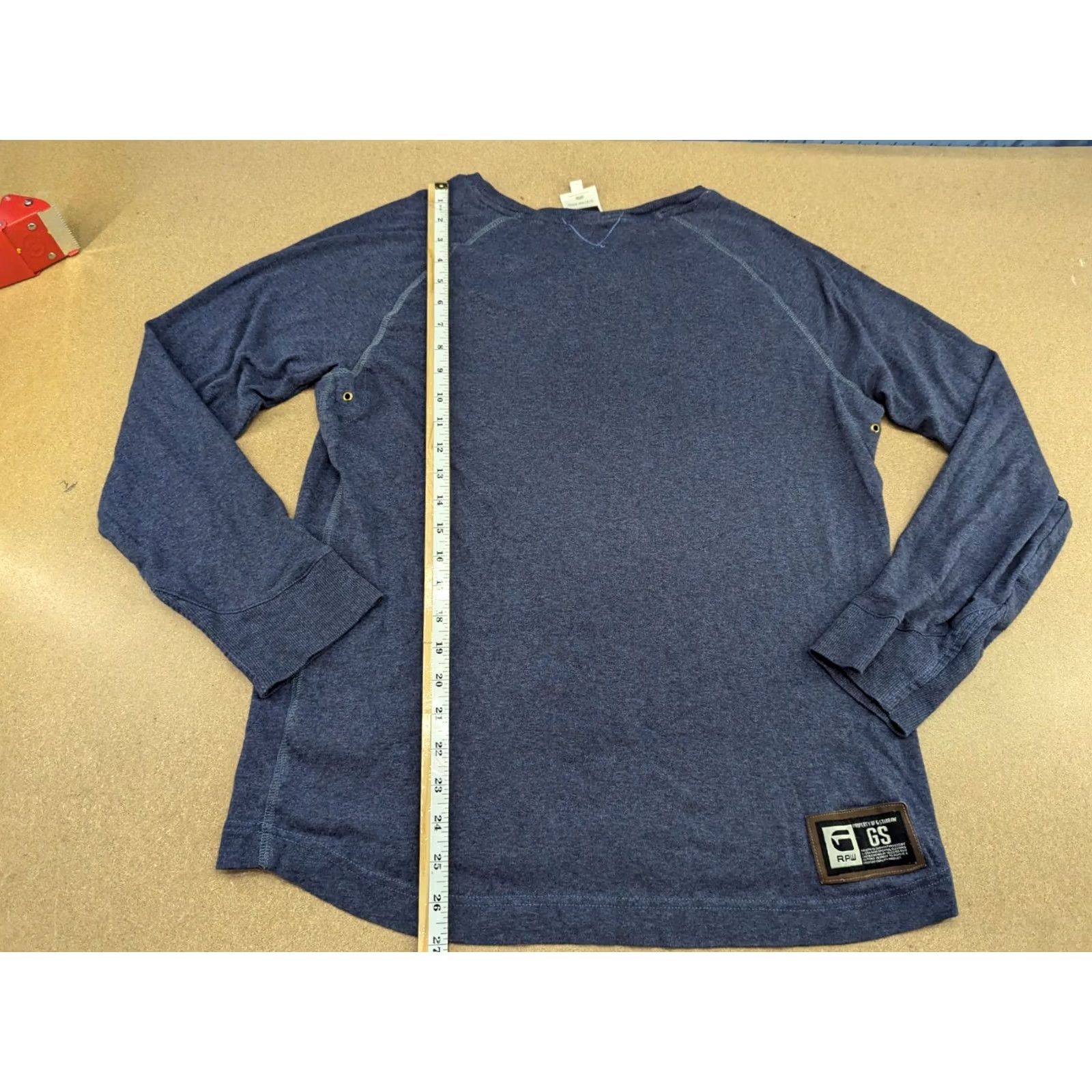 G-Star G-Star End-Zone Granddad Shirt Mens XL Blue Cotton Long Sleeves Shirt Mens XL Blue Cotton Long Sleeves Size US XL / EU 56 / 4 - 5 Thumbnail