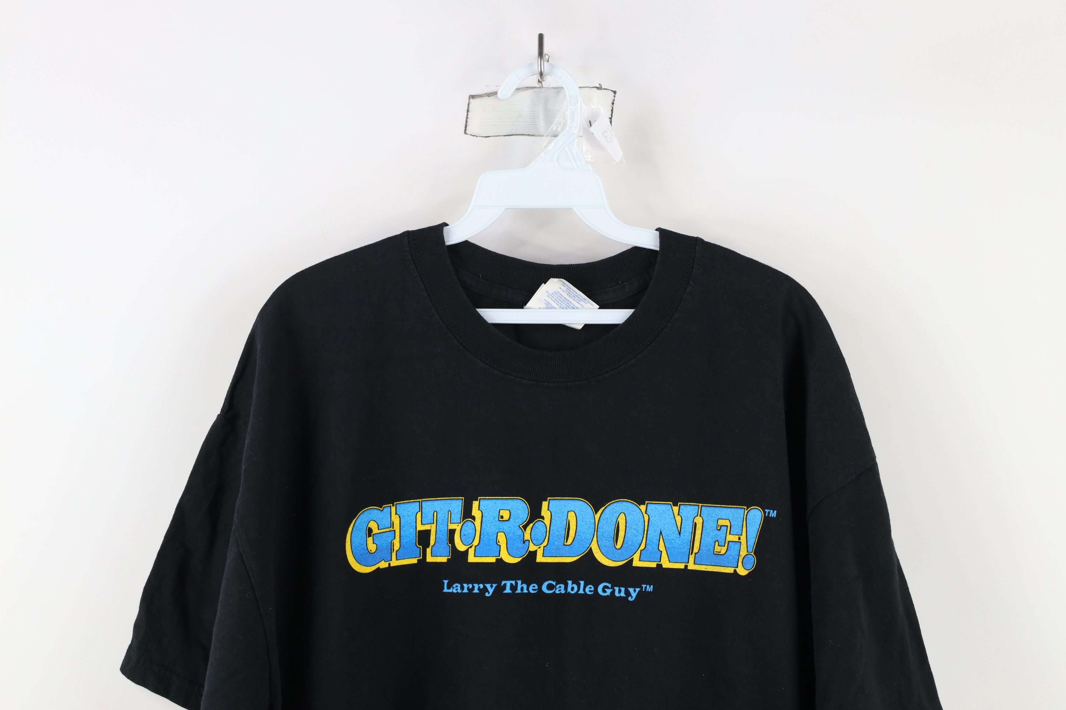 Vintage Vintage Y2K Guy Git R Done Standup Comedy T-Shirt Black Size US XL / EU 56 / 4 - 2 Thumbnail