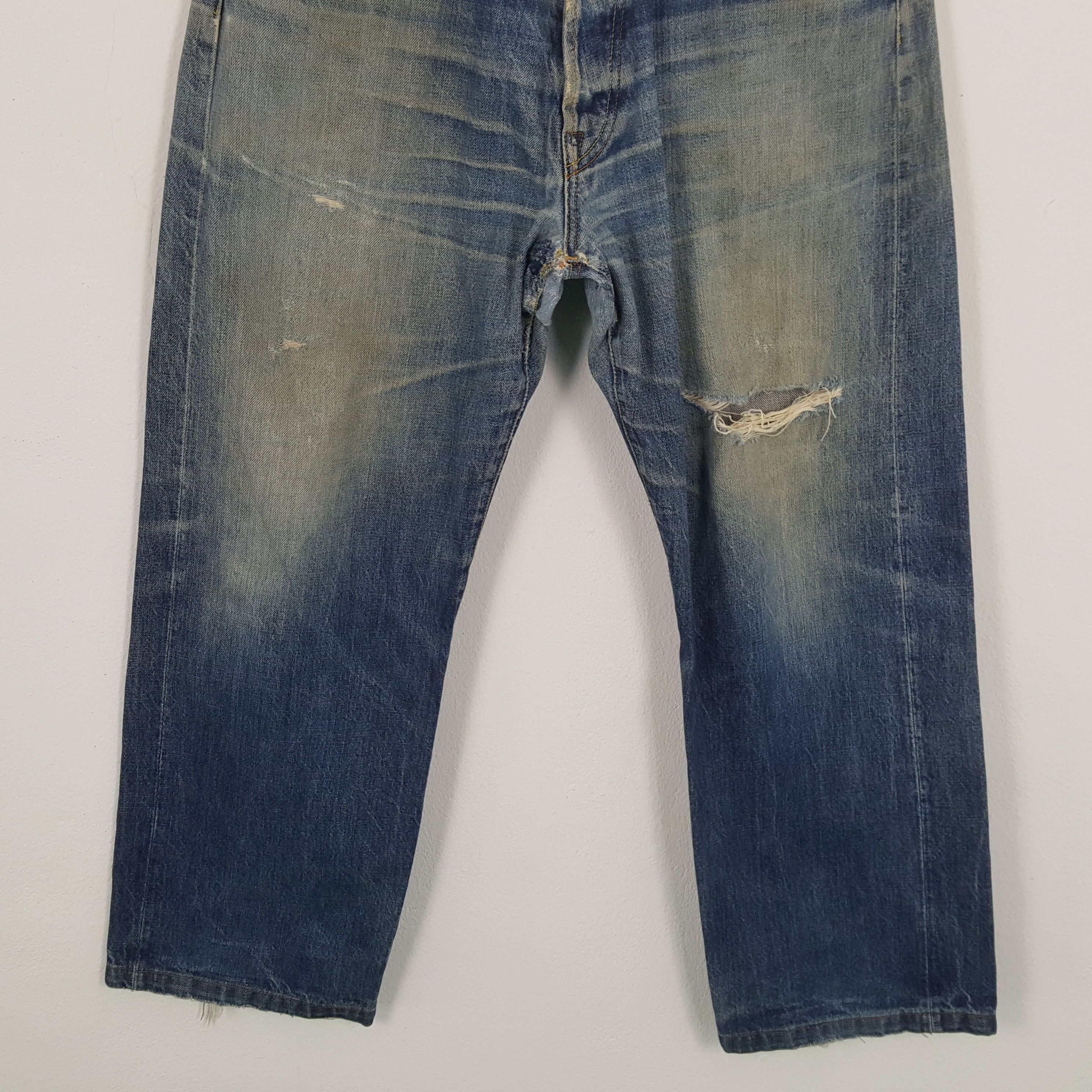 Japanese Brand × Vintage EVISU Japanese Brand Fashion Style Custom Daicock Jeans Size US 35 - 6 Thumbnail