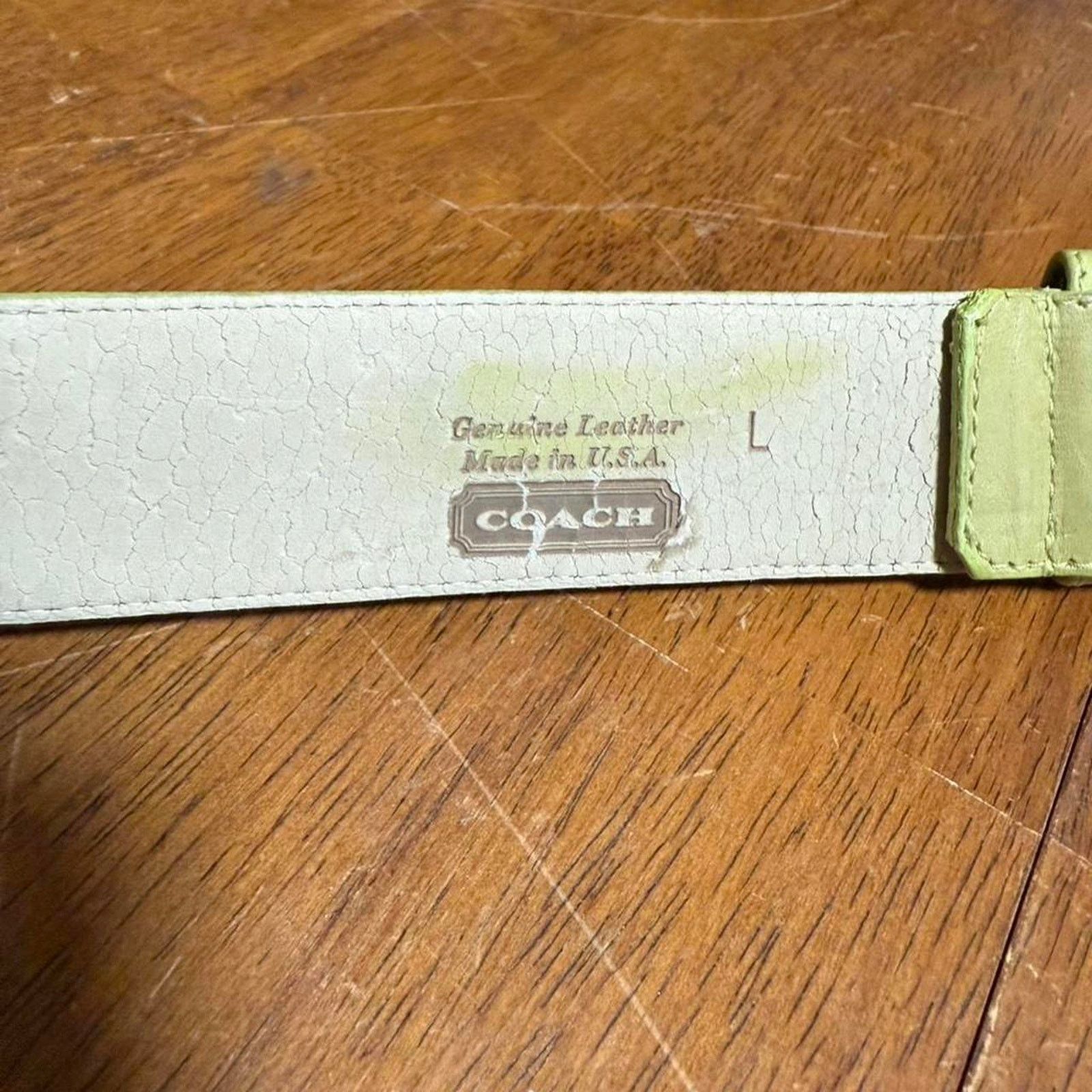 Coach Vintage usa made faded green Size 32 - 4 Thumbnail