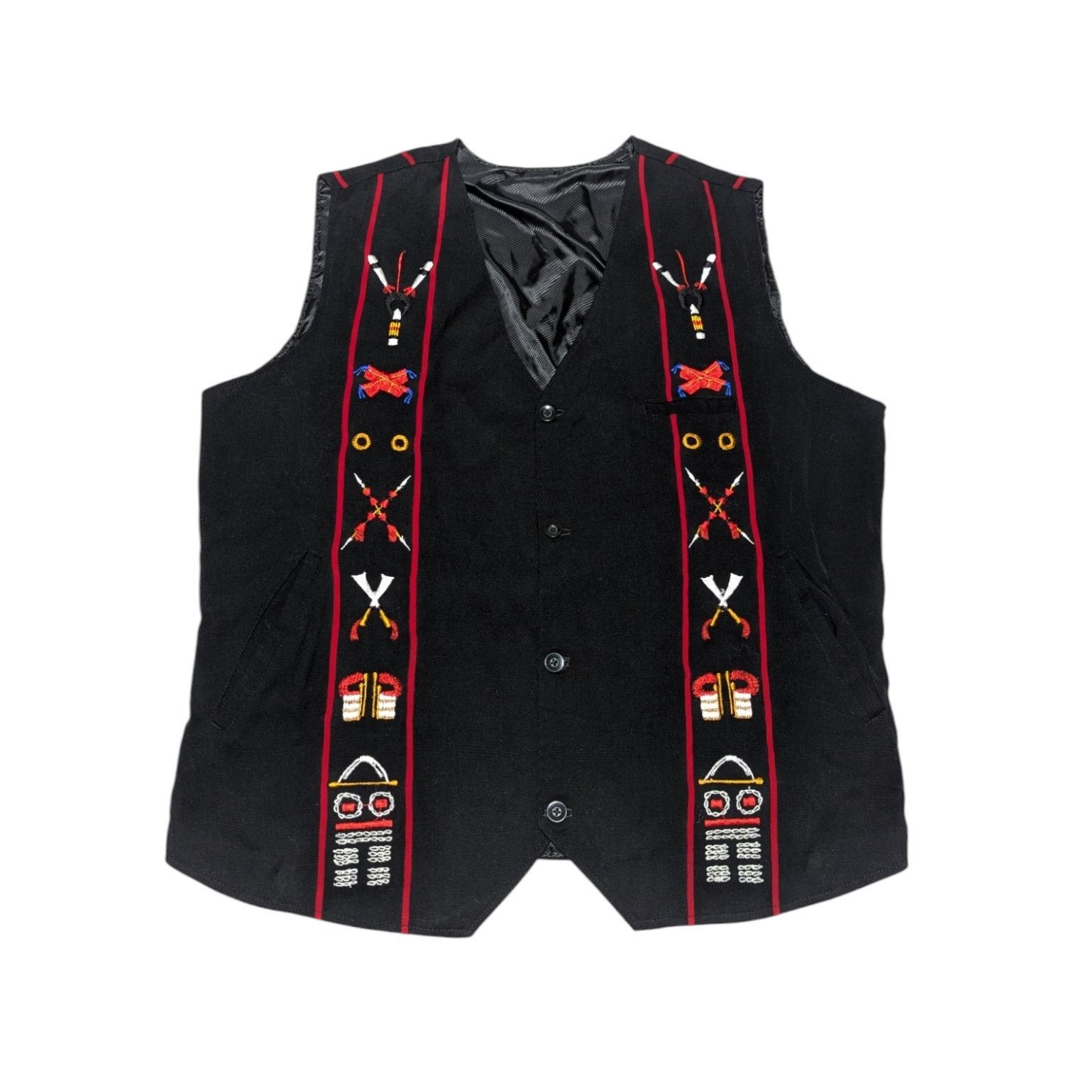 Handmade × Vintage Vintage Handmade Naga Ao Waist Coat Vest Traditional Tribal Size US L / EU 52-54 / 3 - 2 Thumbnail