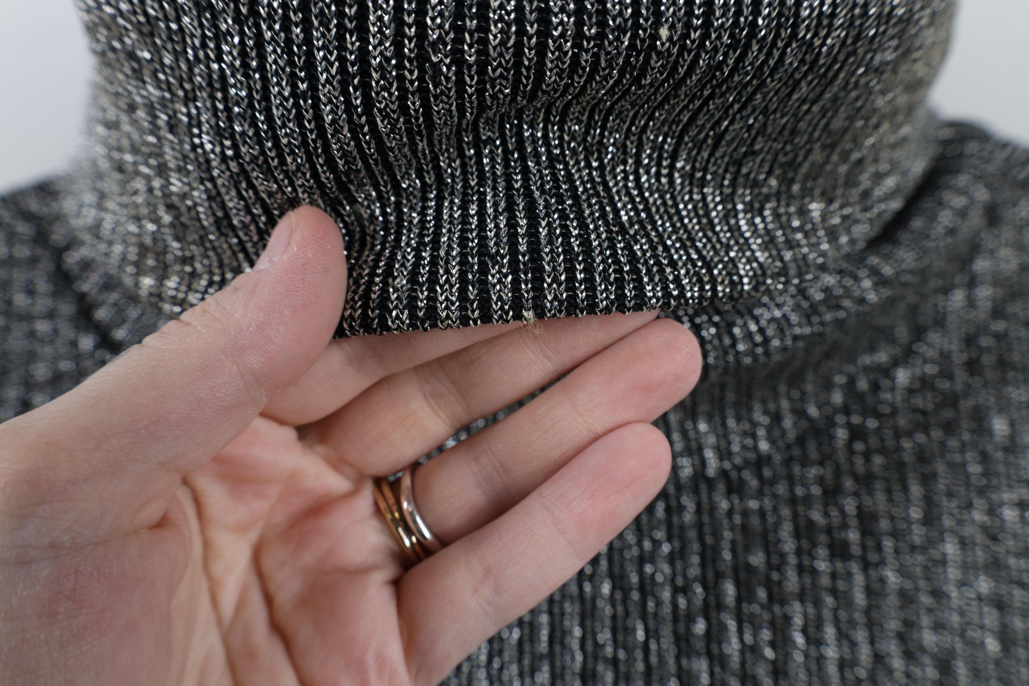 Vintage Vintage 70s Streetwear Ribbed Knit Turtleneck Shirt USA Size L / US 10 / IT 46 - 4 Thumbnail