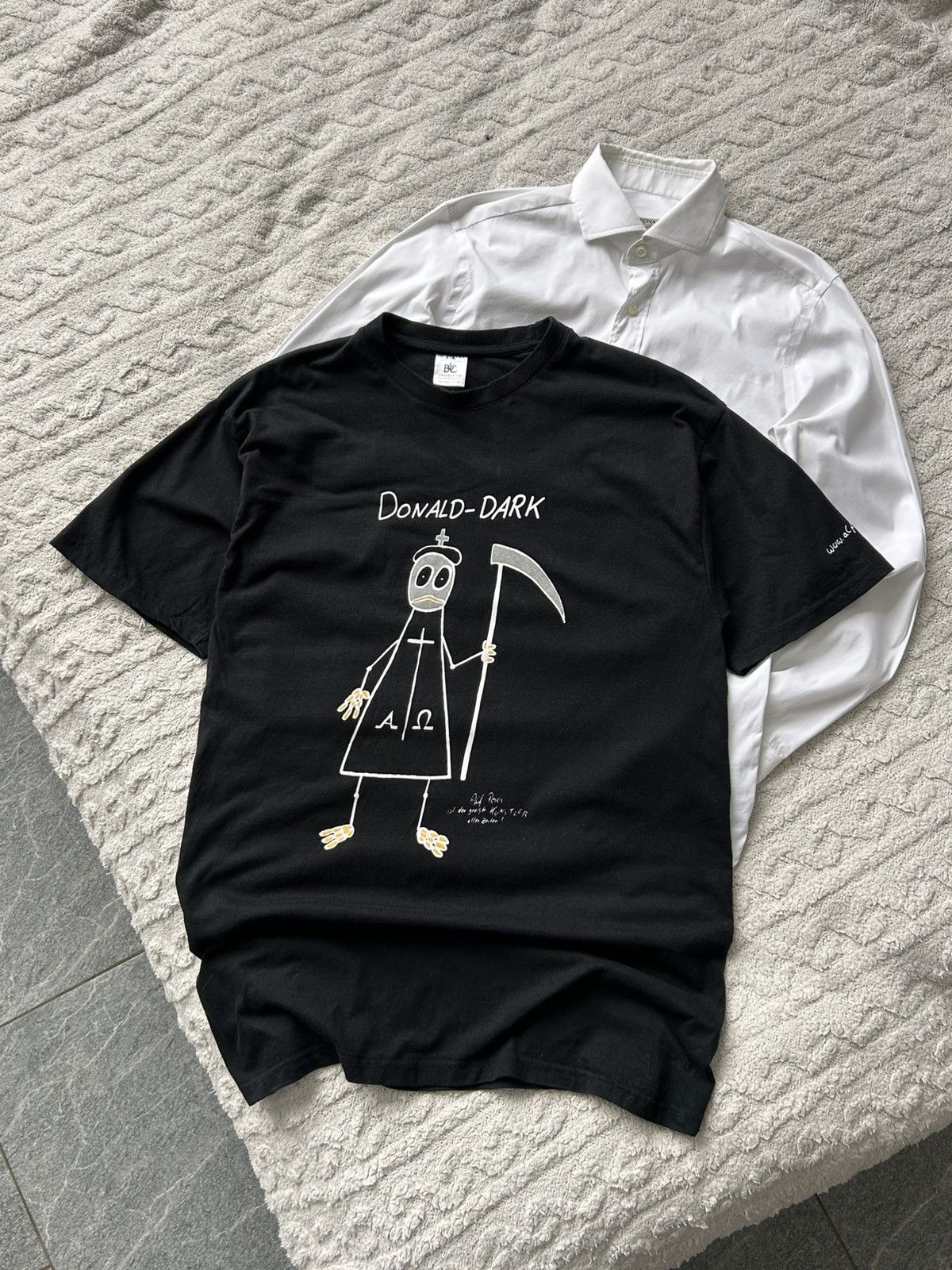 Japanese Brand Alf Poier Shirt Donald Dark tee vintage large anarchy Size US L / EU 52-54 / 3 - 1 Thumbnail