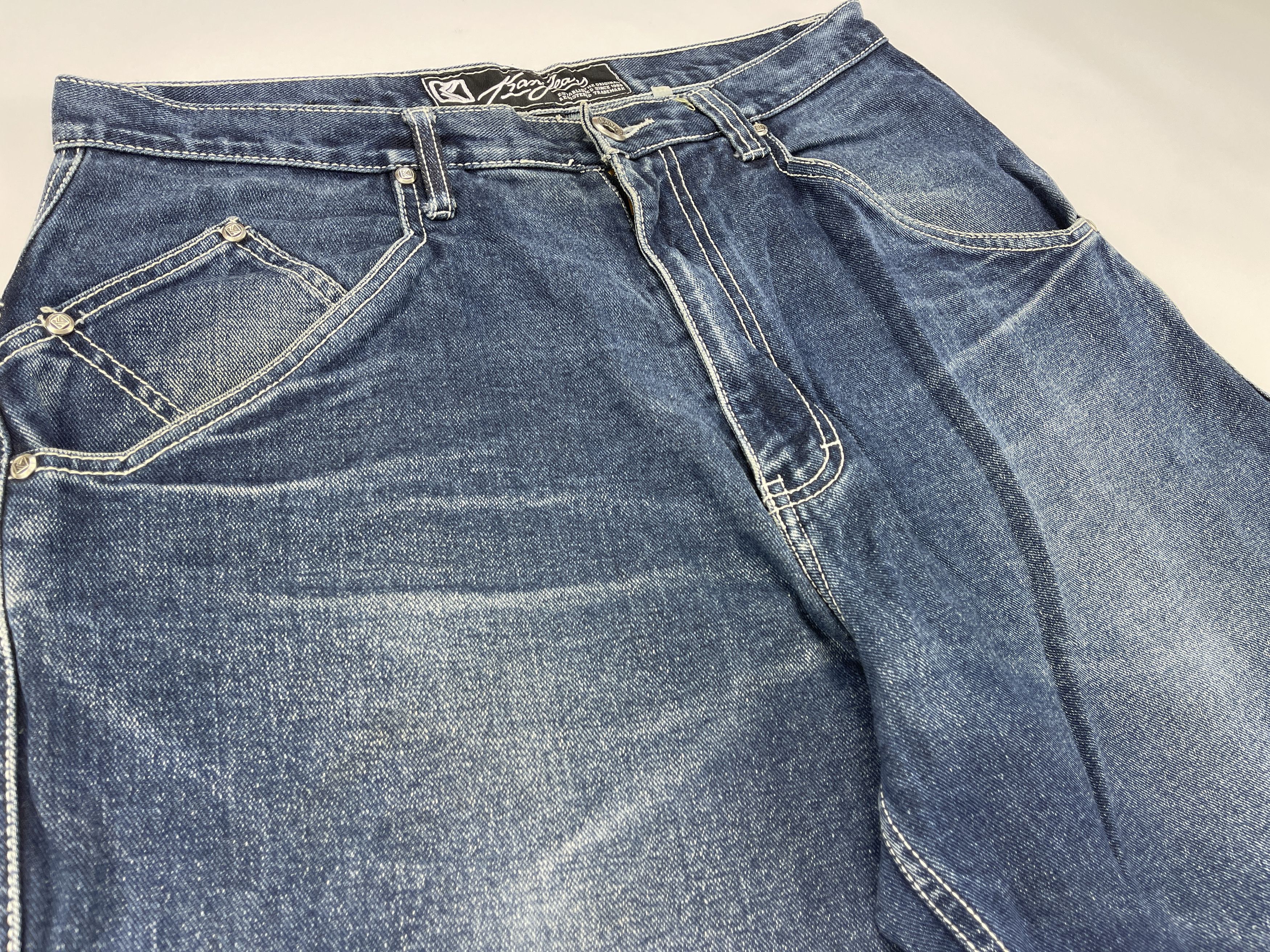 Karl Kani KARL KANI shorts, baggy, vintage Kani jeans 90s hip hop W 34 Size US 34 / EU 50 - 9 Thumbnail