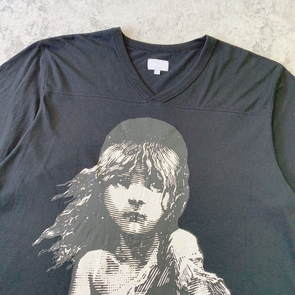 Supreme Supreme SS15 Boxy Black Broadway Les Miserables Football Tee Size US XL / EU 56 / 4 - 6 Thumbnail