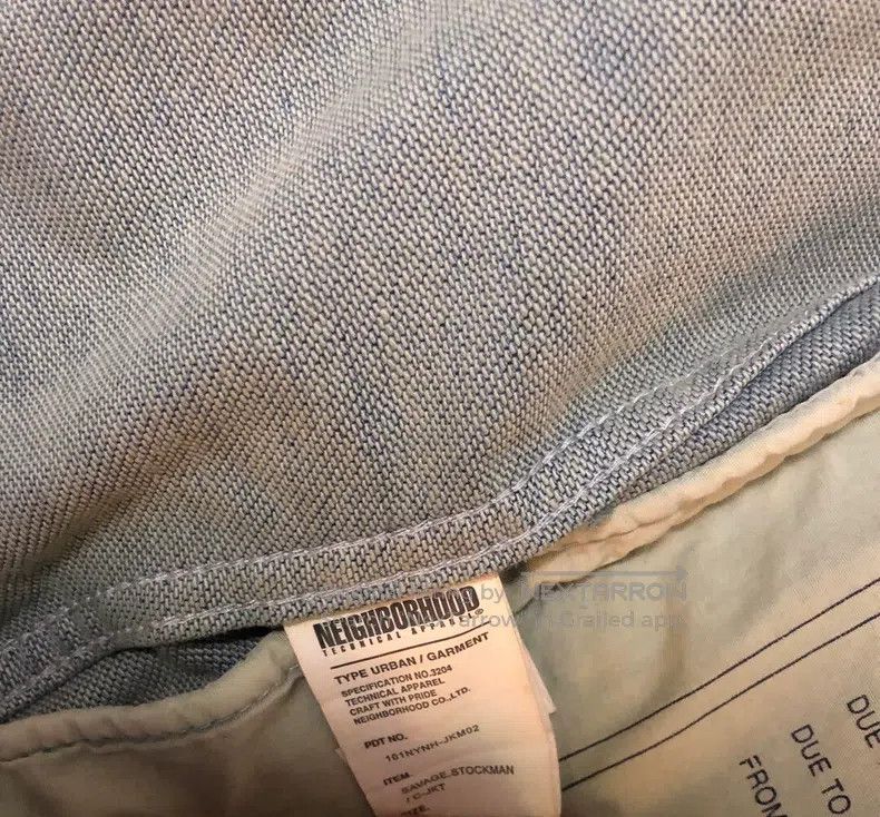 Neighborhood Neighborhood Denim Jacket Size US XL / EU 56 / 4 - 5 Thumbnail