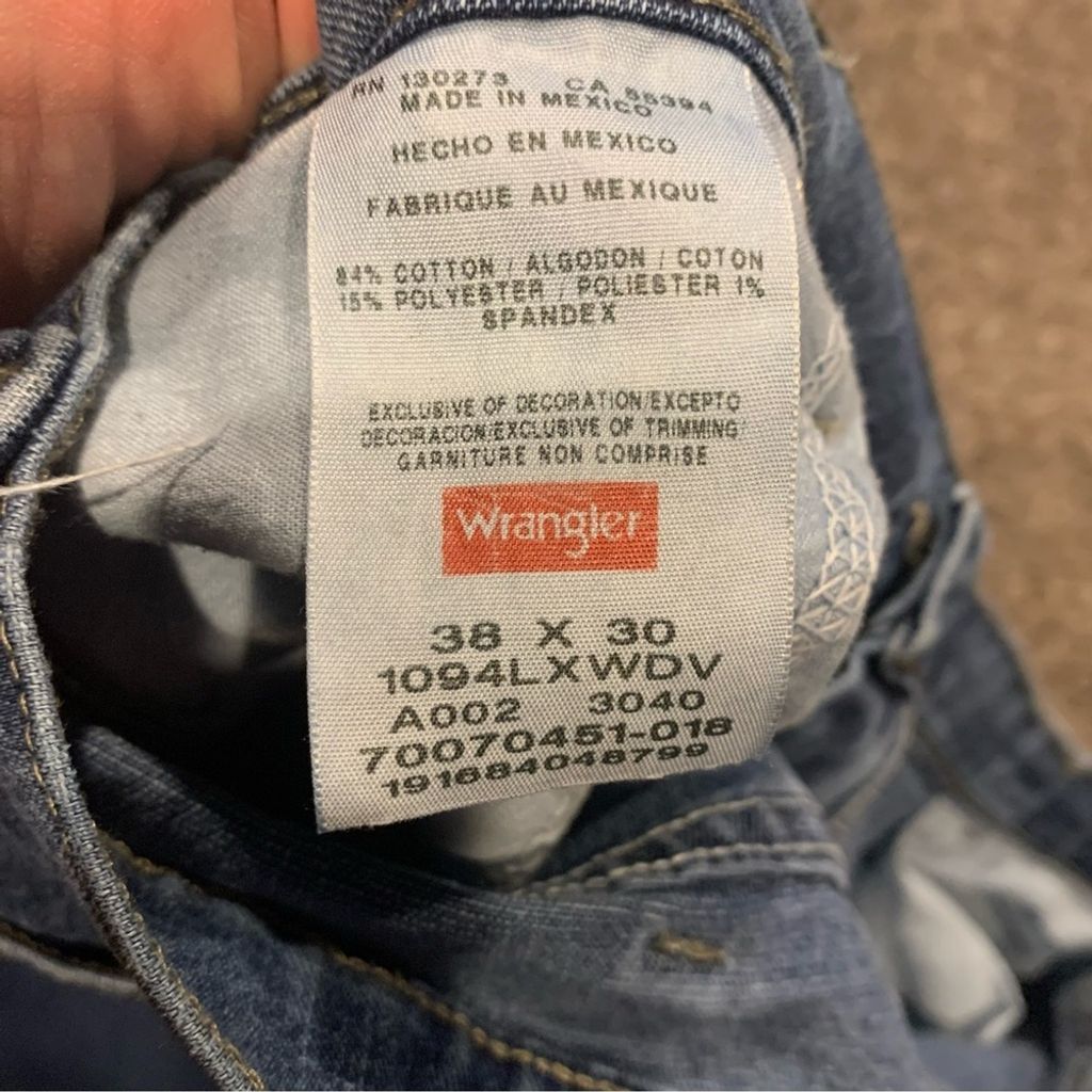 Wrangler Men’s Wrangler Carpenter Jeans Size US 38 / EU 54 - 5 Thumbnail