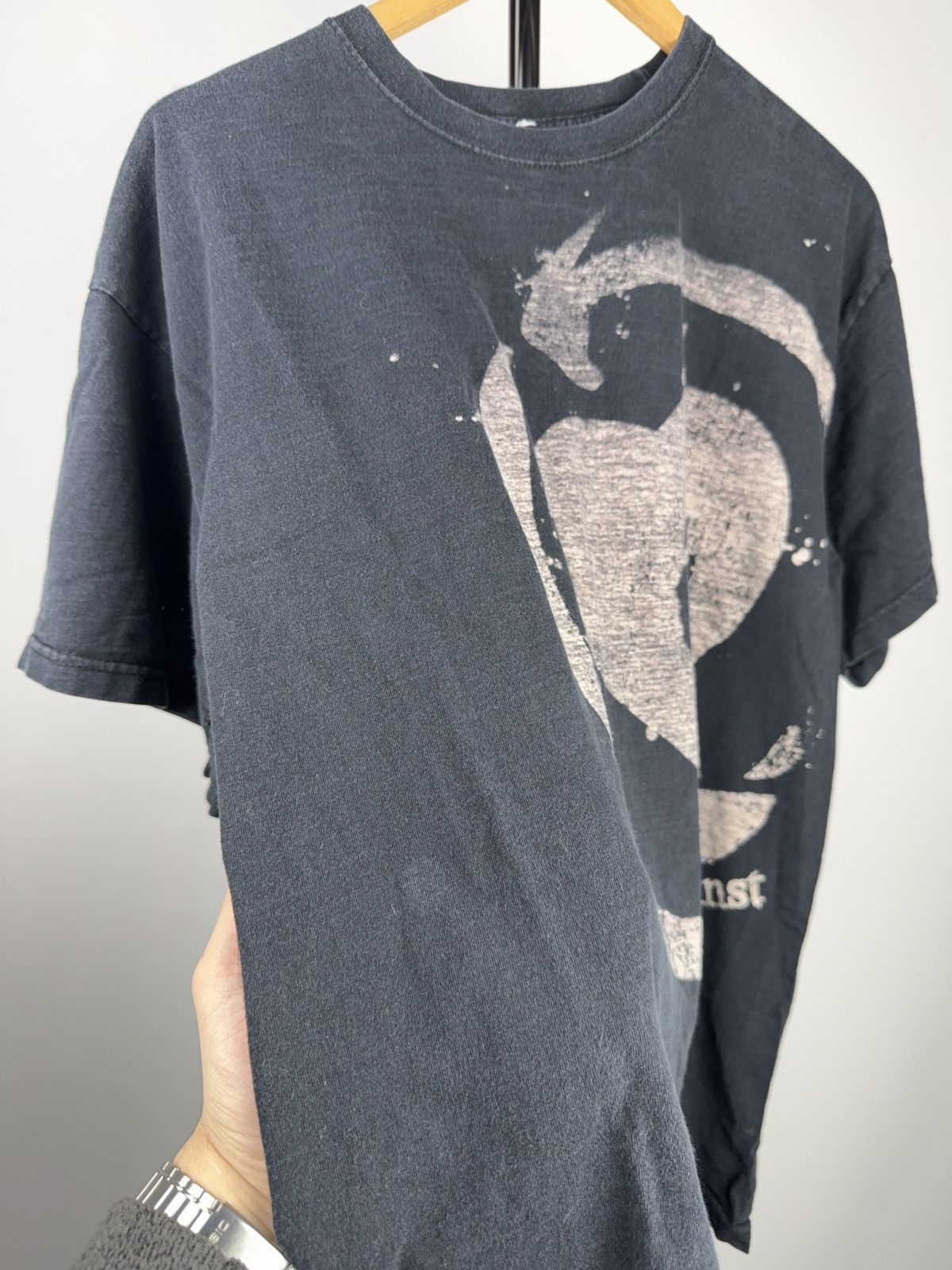 Band Tees 00s Rise Against Skull Fist Punk Band T-Shirt Vintage XL Size US XL / EU 56 / 4 - 8 Thumbnail