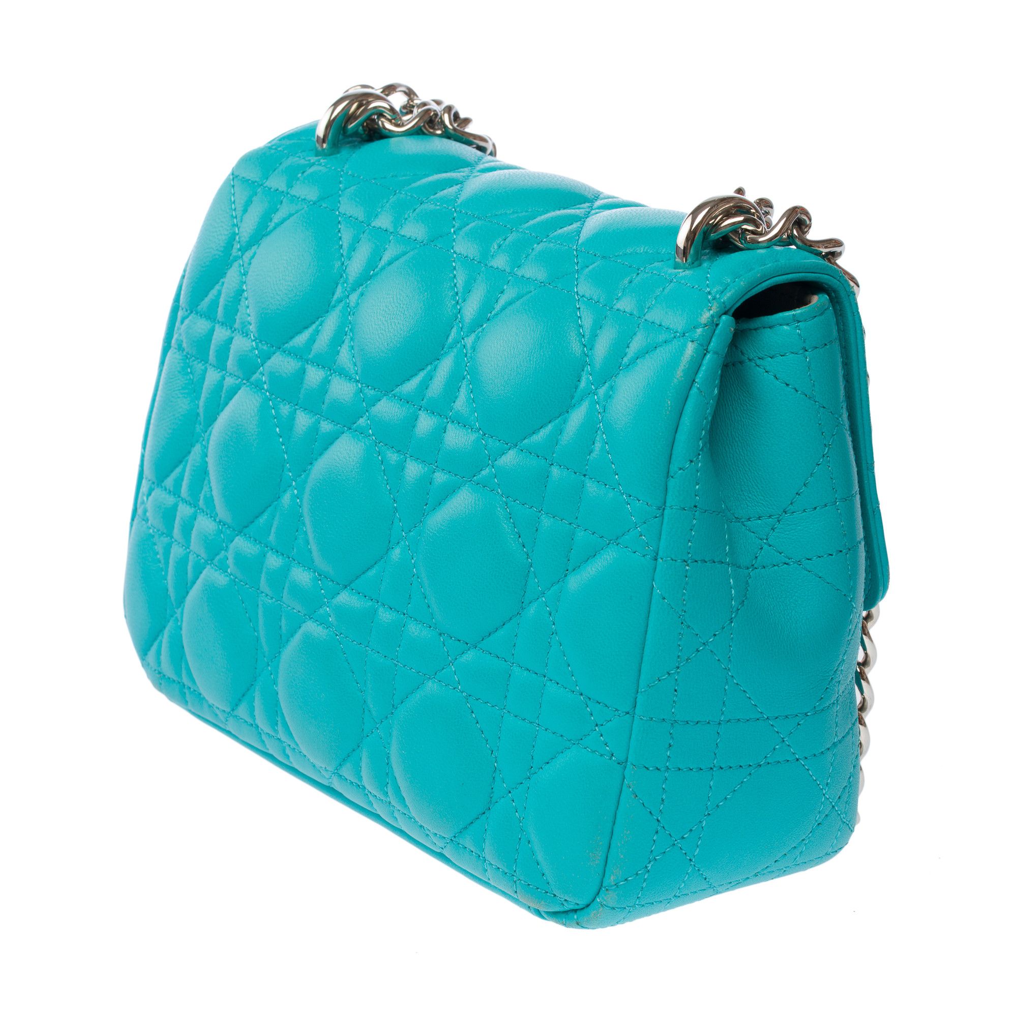Dior DIOR Bag MISS DIOR in Blue Leather Size ONE SIZE - 6 Thumbnail