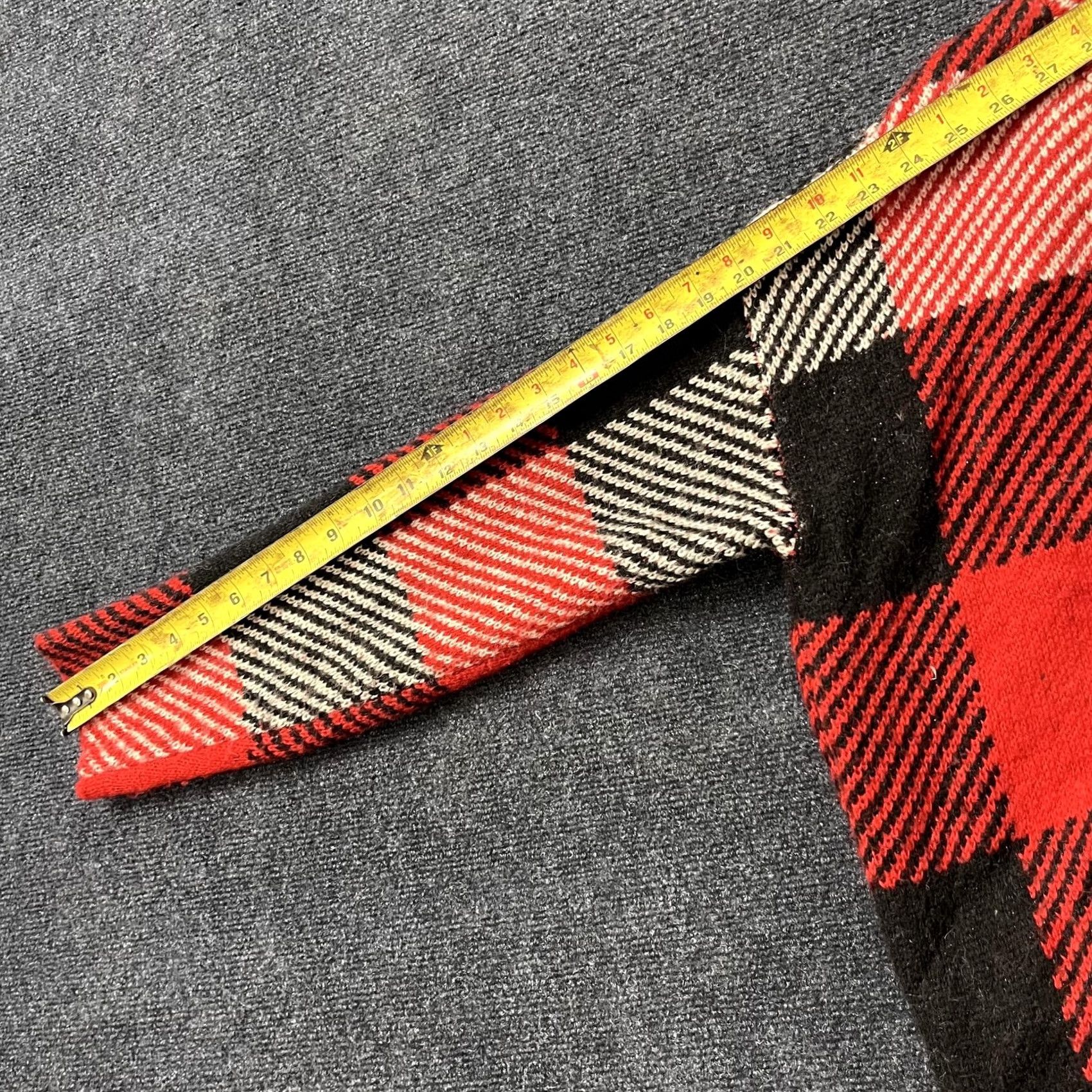 DKNY VINTAGE DKNY Sweater Womens M Red Black Buffalo Plaid Turtleneck Knit Pullover Size M / US 6-8 / IT 42-44 - 7 Thumbnail