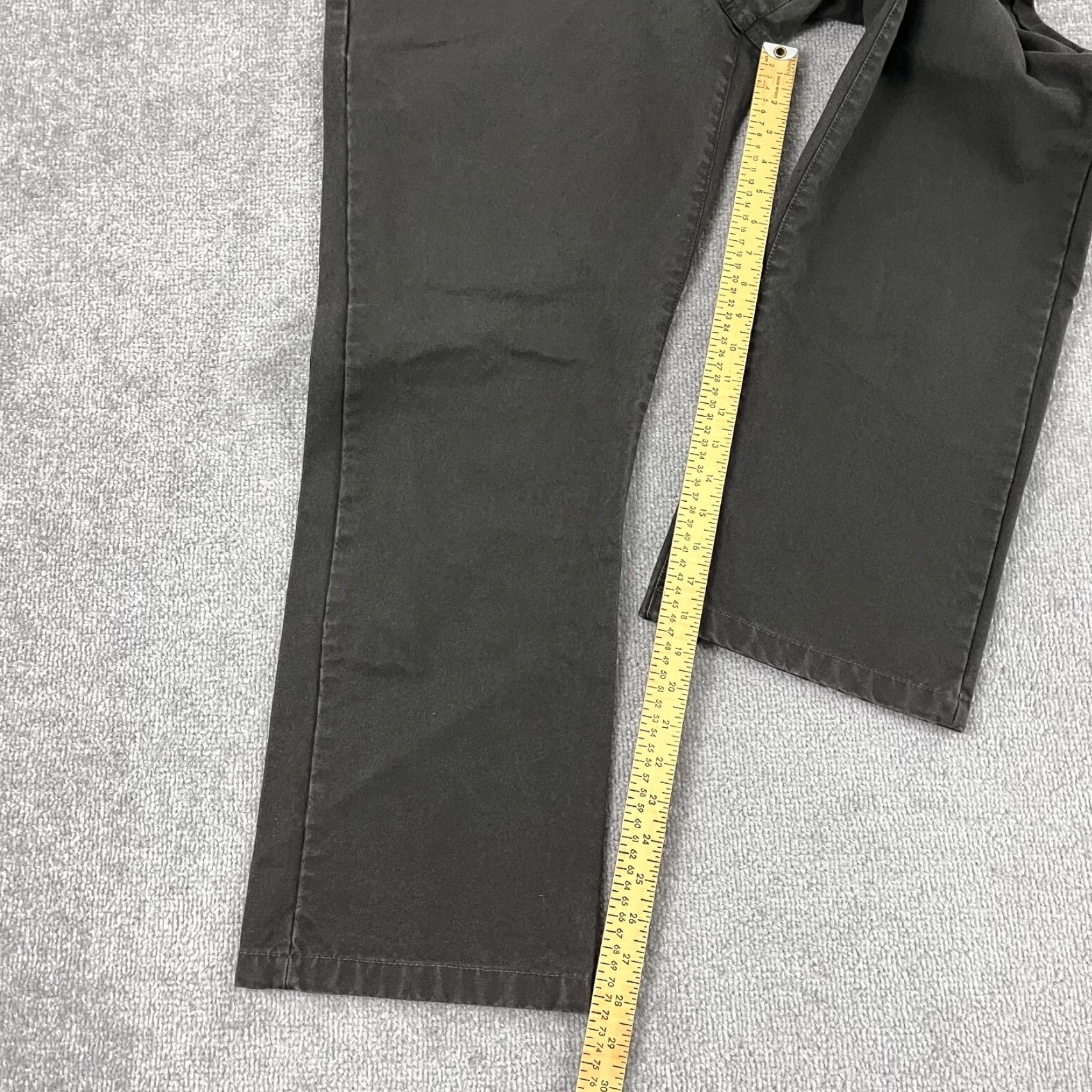 Filson Filson Men's Chino Pants 36x29 Gray Washed Green 5-Pocket Workwear Size US 36 / EU 52 - 6 Thumbnail