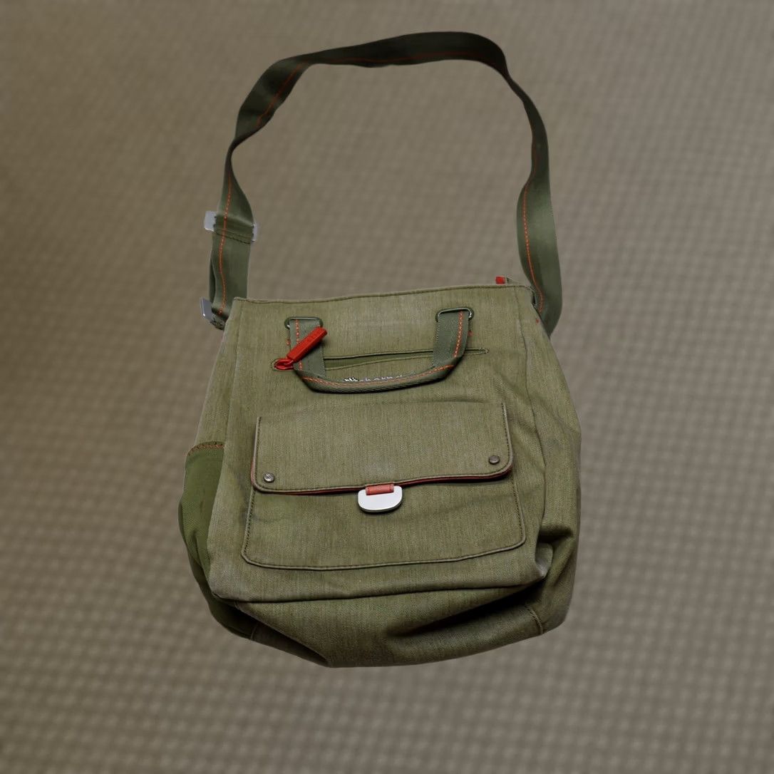 Vintage Sherpani Bag Womens Medium Trevia Crossbody Green Canvas Tote Travel Casual Size ONE SIZE - 1 Thumbnail