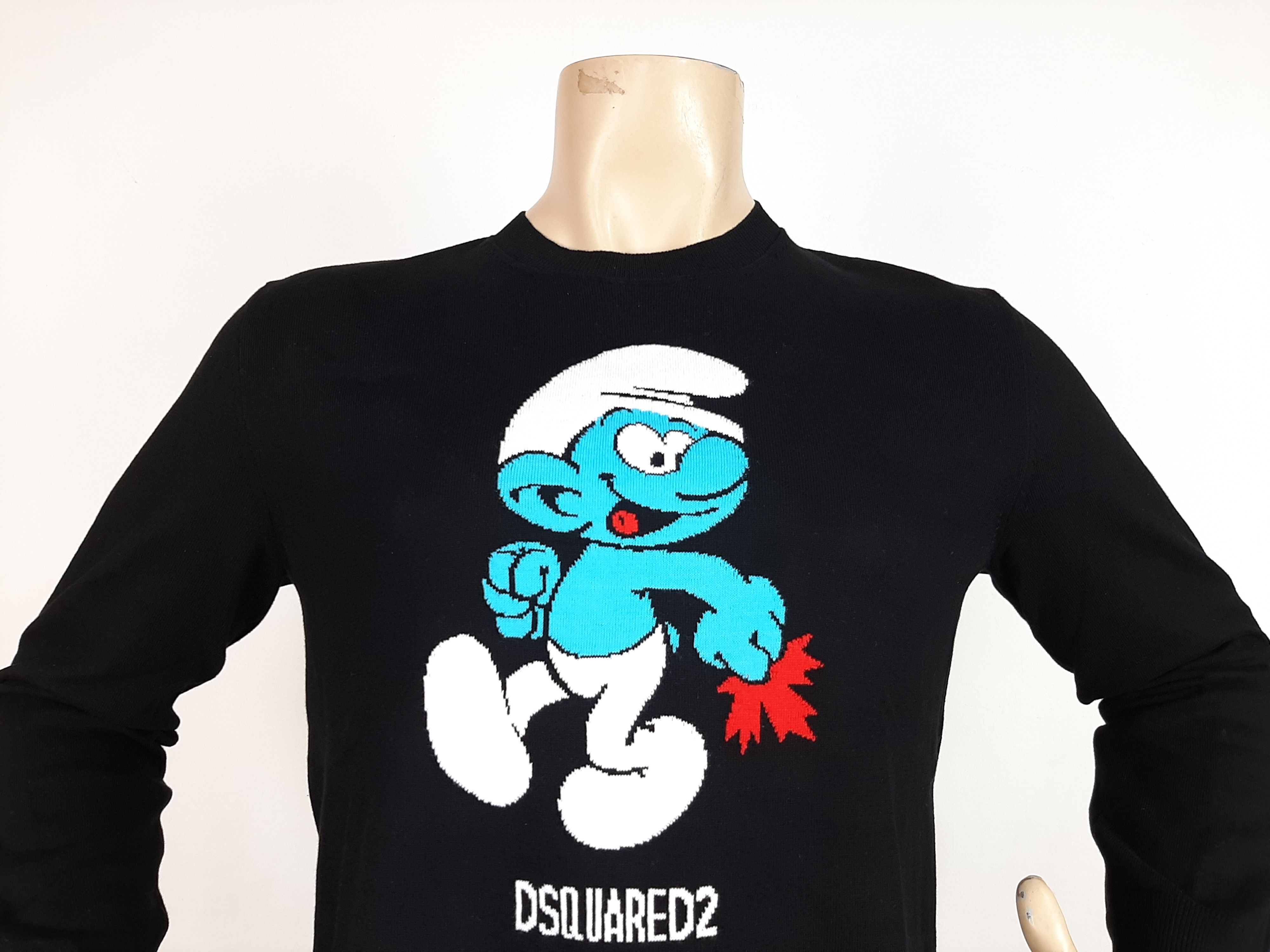 Dsquared2 Dsquared2 x The Smurfs Handy Smurf Sweater Men's Size M Size US M / EU 48-50 / 2 - 6 Thumbnail