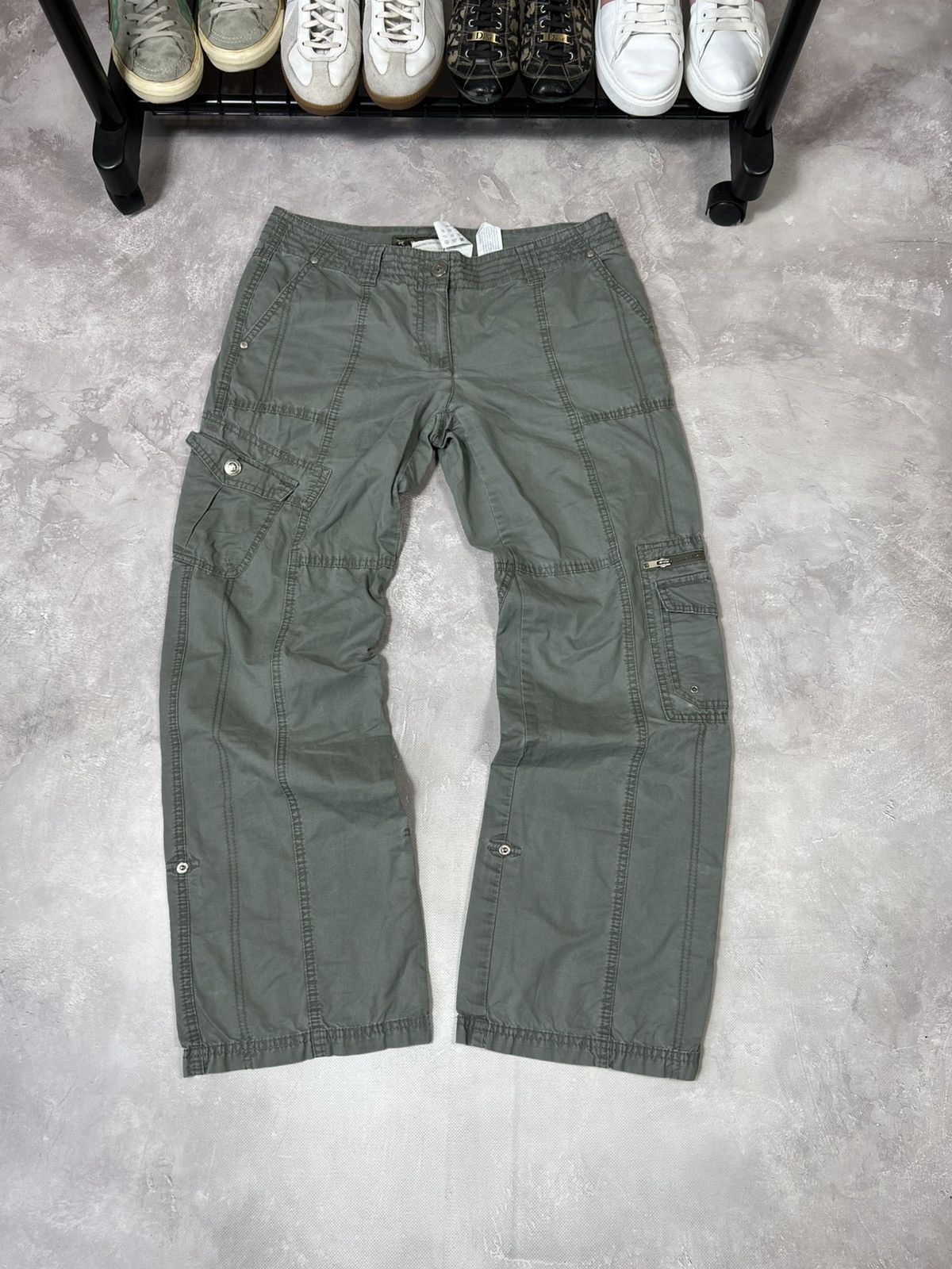 Other Vintage Baggy Parachute Y2k Junya Watanabe Style Fade Pants Size 40" / US 18 - 2 Thumbnail