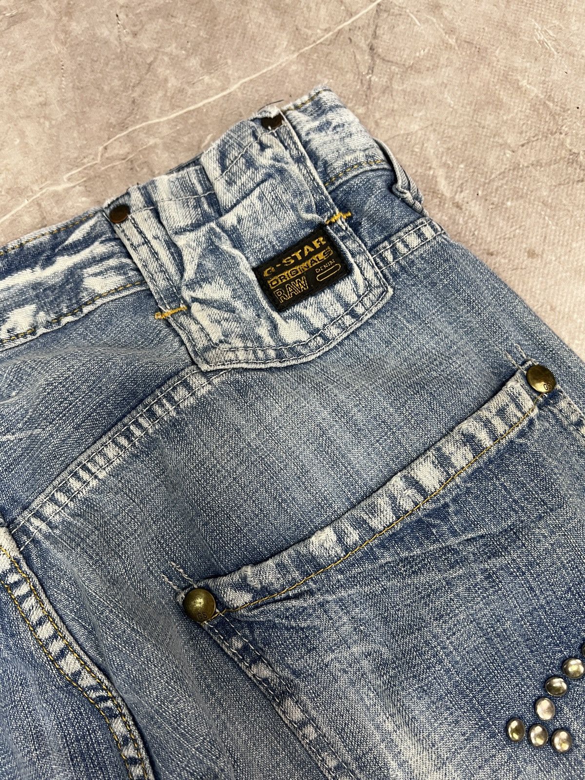 G-Star G star raw distressed y2k archive jeans hype Size US 30 / EU 46 - 9 Thumbnail