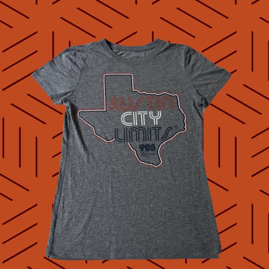 Vintage VINTAGE Texas State Outline Shirt Womens Small Gray ACL Austin City Limits Graphic Western Western Look Womens Small Gray Shirt Size S / US 4 / IT 40 - 1 Thumbnail