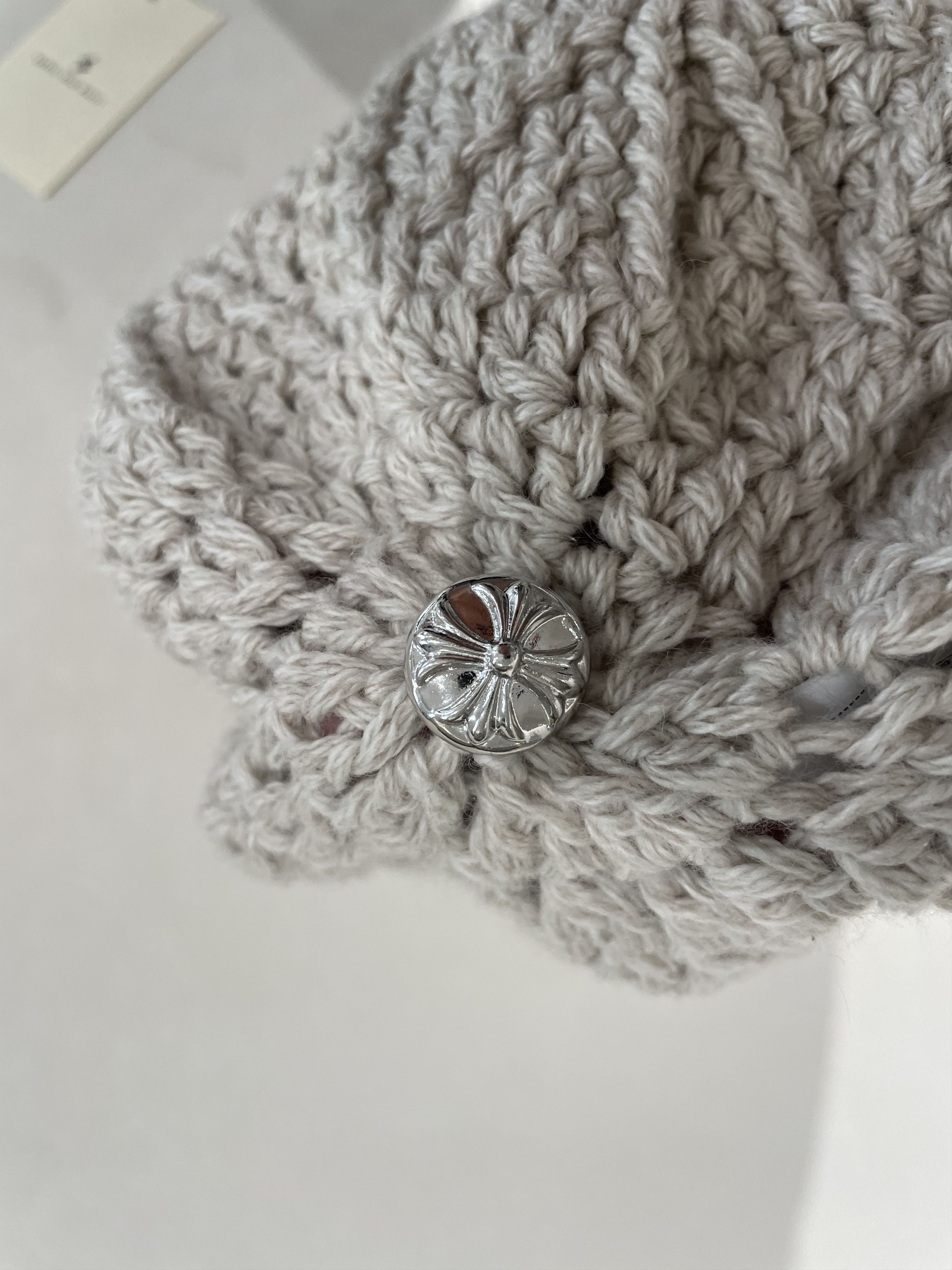 Chrome Hearts Chrome Hearts Cross Patch Cashmere Beanie Size ONE SIZE - 5 Thumbnail