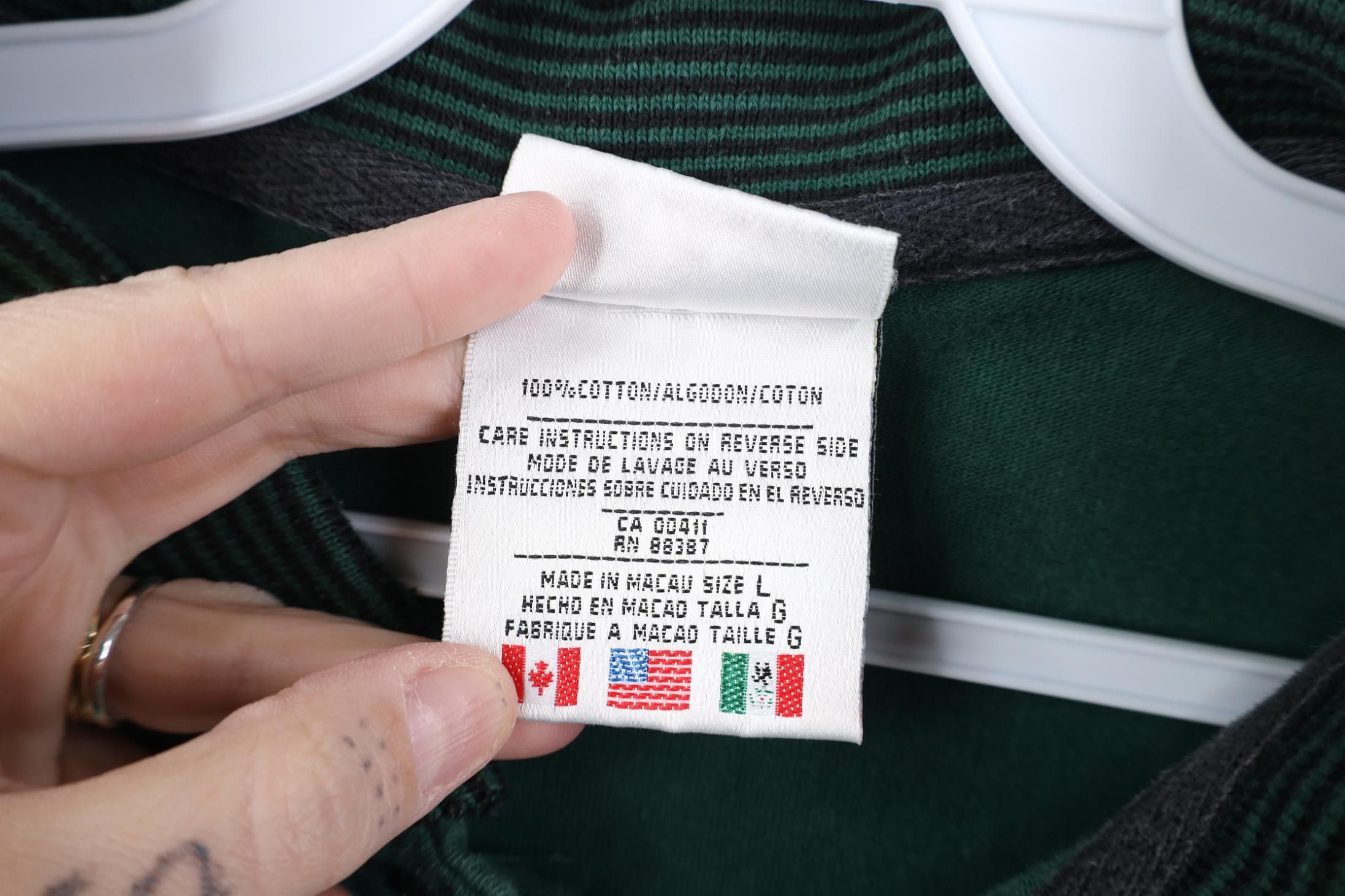 Adidas Vintage 90s Adidas Baggy Collared Golf Polo Shirt Green Size US L / EU 52-54 / 3 - 7 Thumbnail