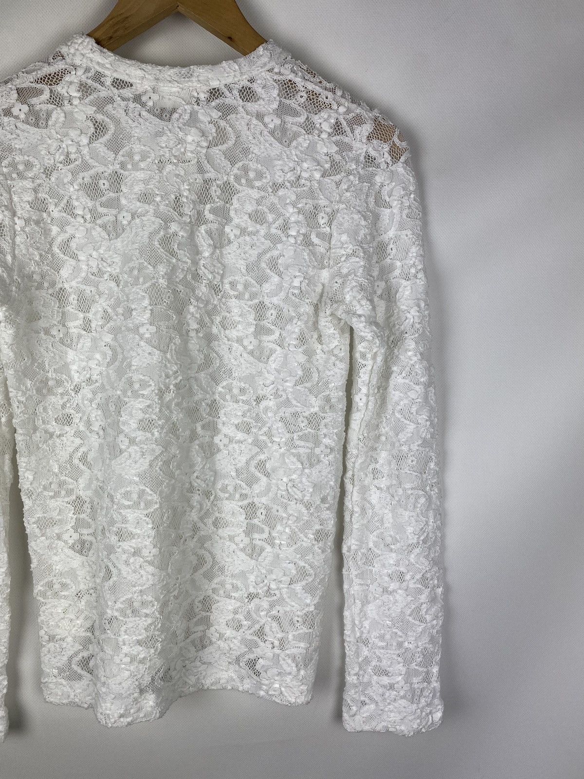 Comme des Garcons BNWT! Junya Watanabe Comme Des Garçons lace tunic blouse Size S / US 4 / IT 40 - 19 Thumbnail