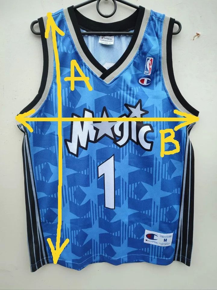 NBA Orlando Magic 2000 NBA #1 Tracy McGrady jersey Champion Size US M / EU 48-50 / 2 - 2 Thumbnail
