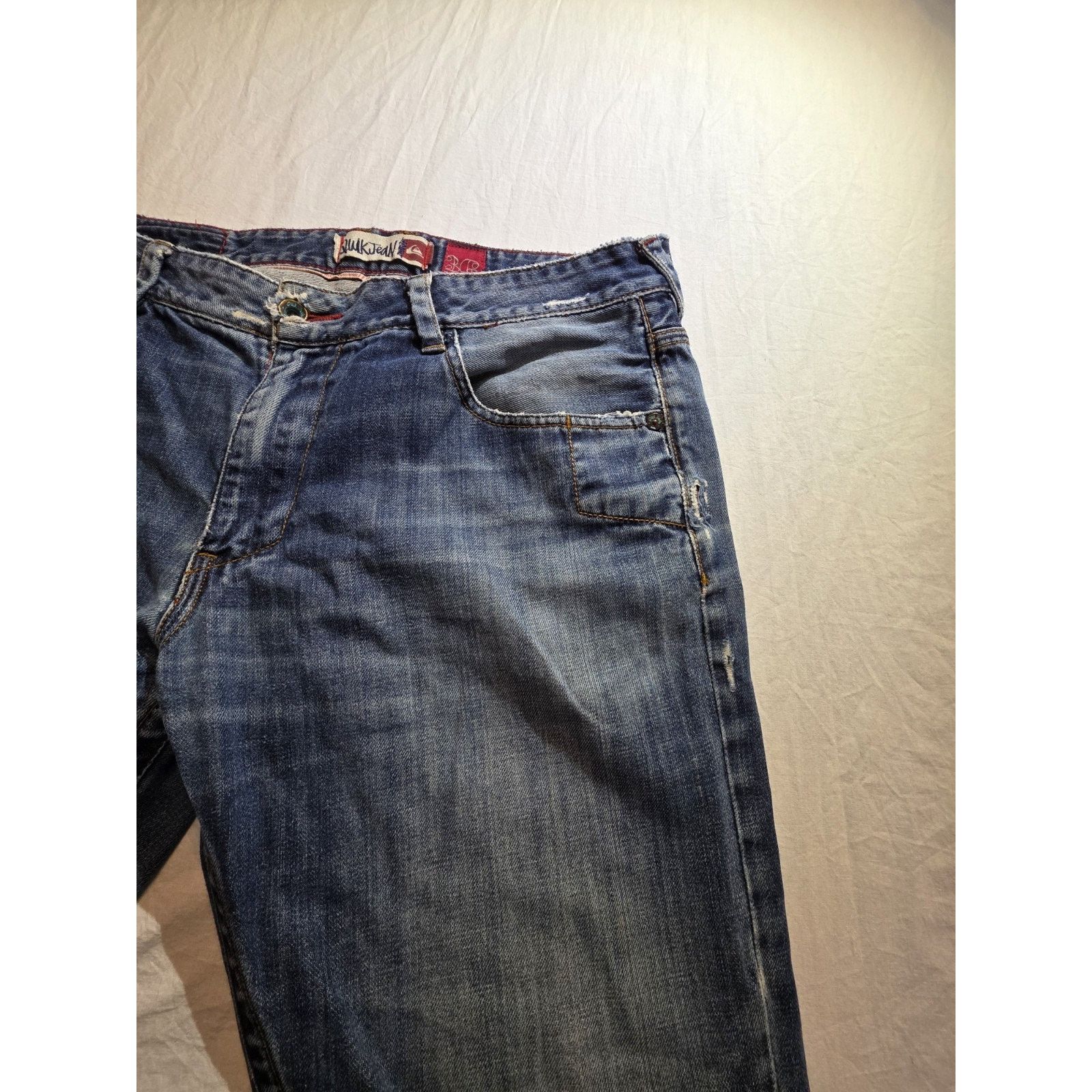 Quiksilver Quicksilver Men's Size 36x32 Denim Blue Jeans Size US 36 / EU 52 - 3 Thumbnail