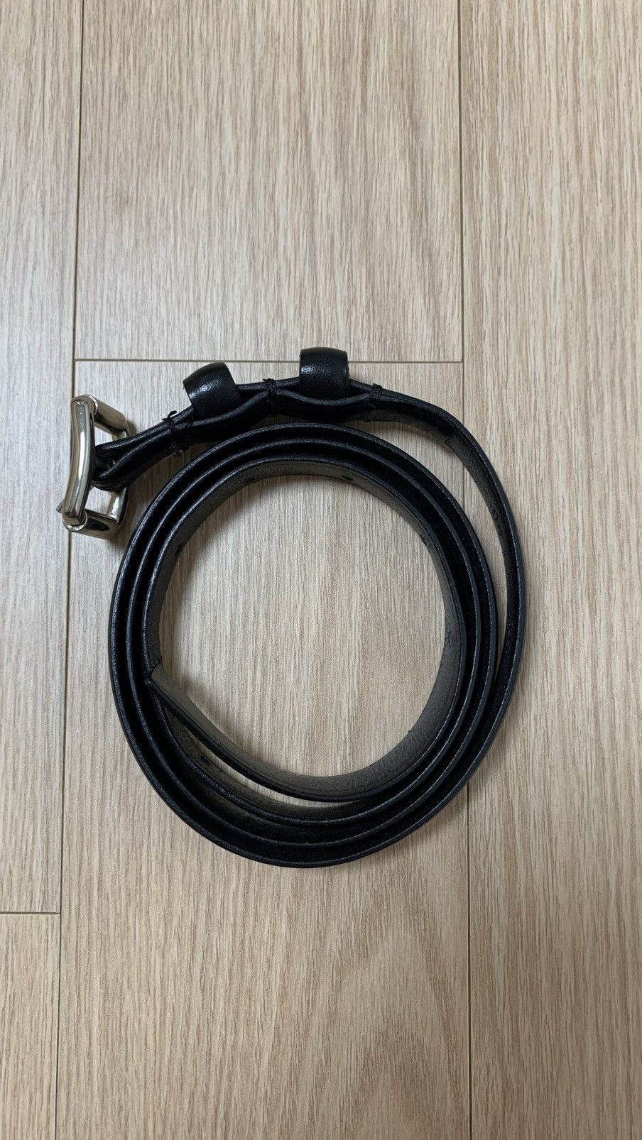 Marc Jacobs Marc Jacobs Black Skinny Belt Rare Size 30 - 12 Thumbnail