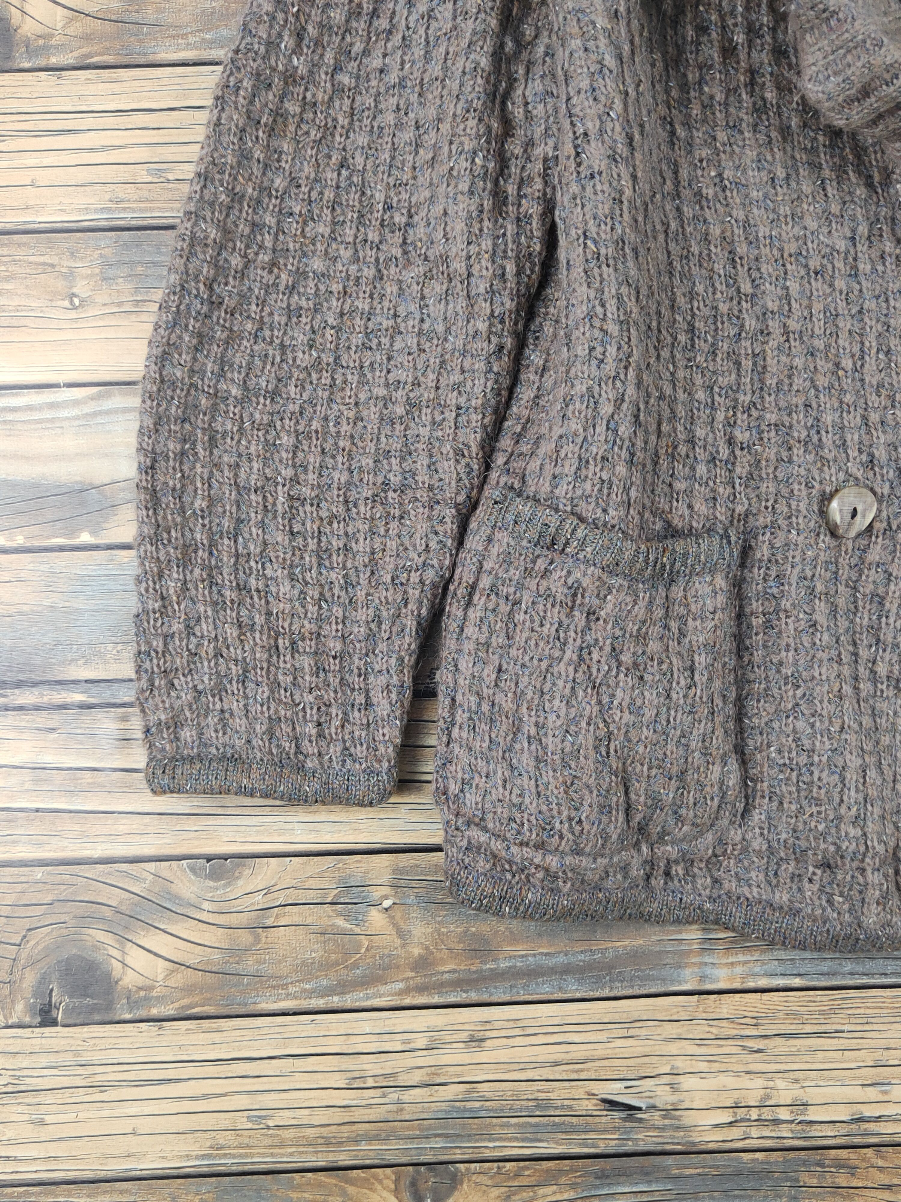 Vintage Cordier Brown Knitwear Cardigan #W1816 Size M / US 6-8 / IT 42-44 - 4 Thumbnail