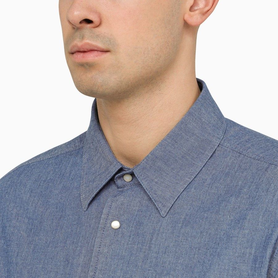 Loro Piana o1d2blof0424 Button Shirts in Light Blue Size US S / EU 44-46 / 1 - 4 Thumbnail