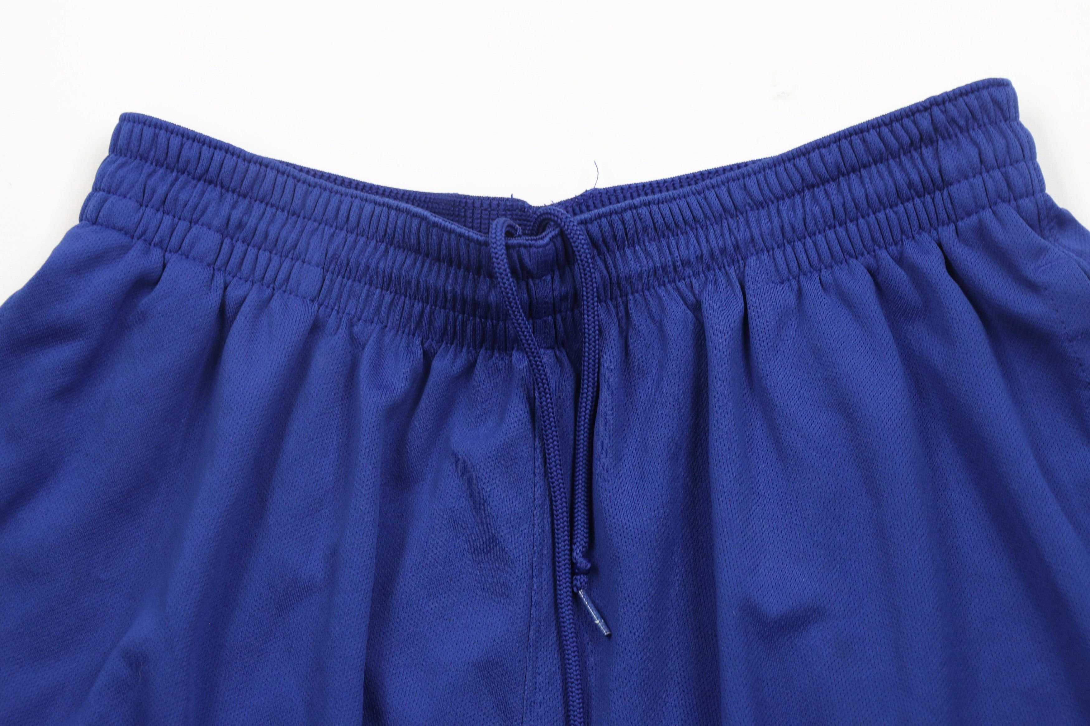Nike × Vintage Nike Air Jordan Jumpman Gym Basketball Shorts Blue Polyester Size US 36 / EU 52 - 2 Thumbnail